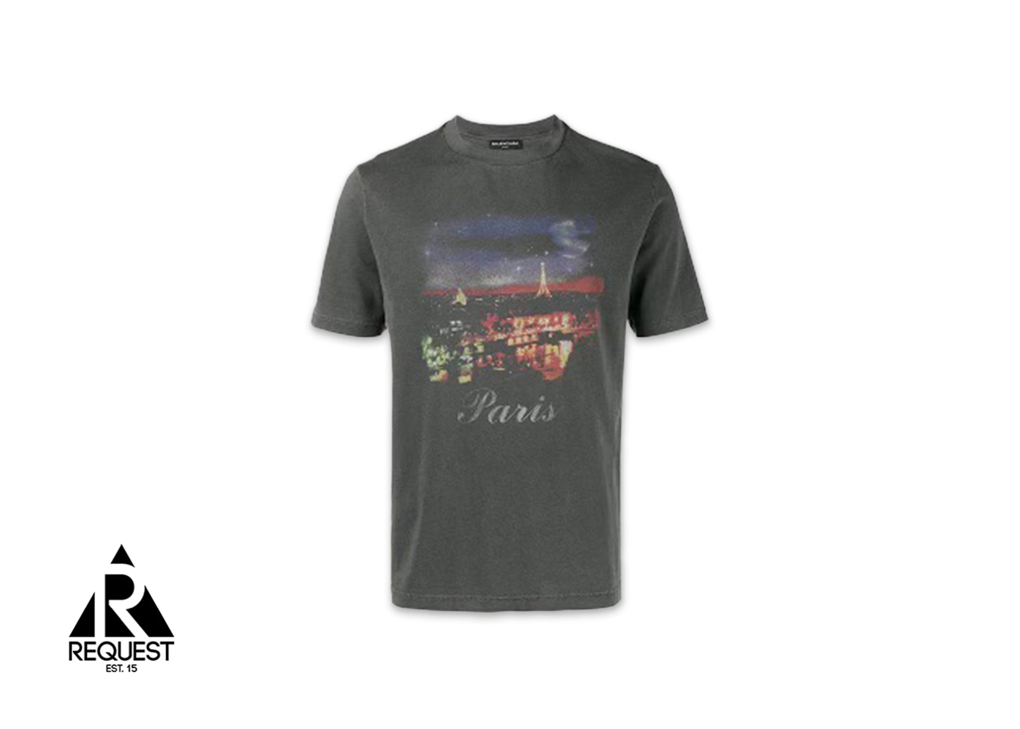 Balenciaga Paris Printed Tee "Grey"