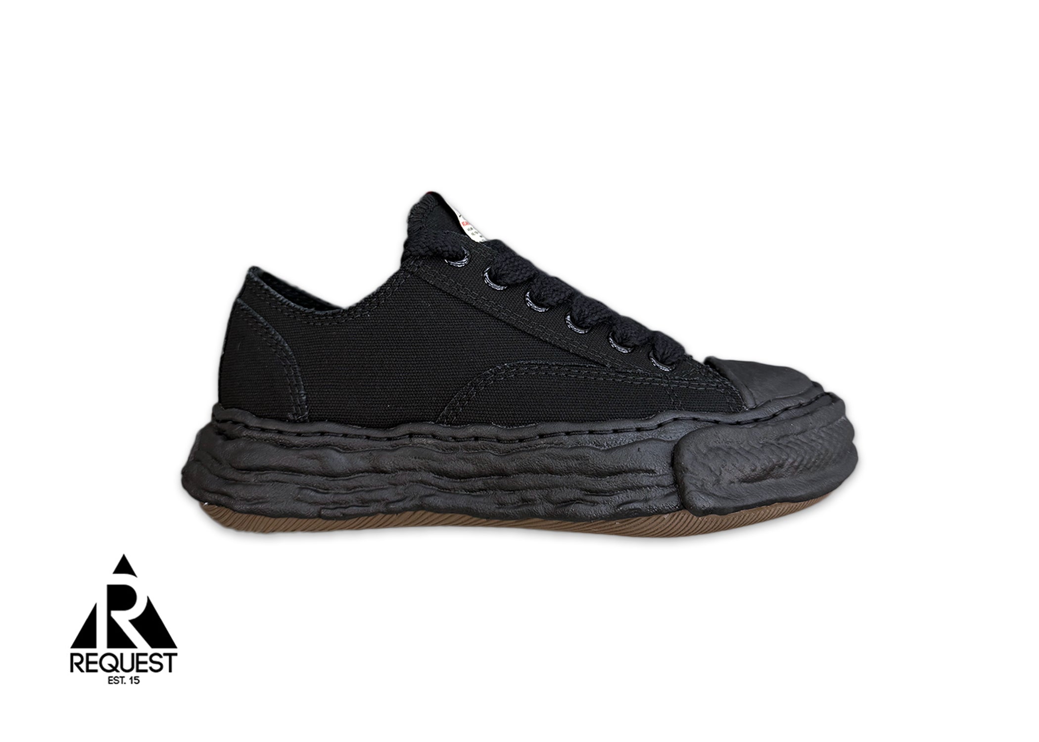 Maison Mihara Yasuhiro, Peterson Canvas Low PETERSON23 "Triple Black"