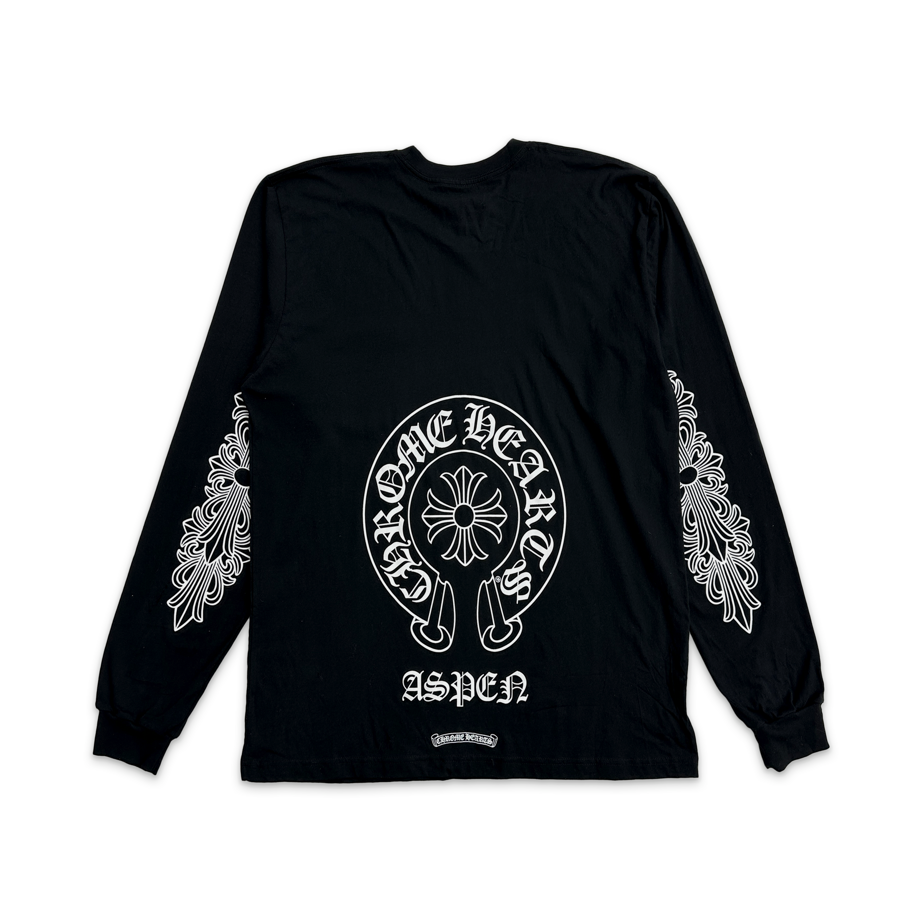 Aspen Horseshoe Logo L/S Tee "Black"