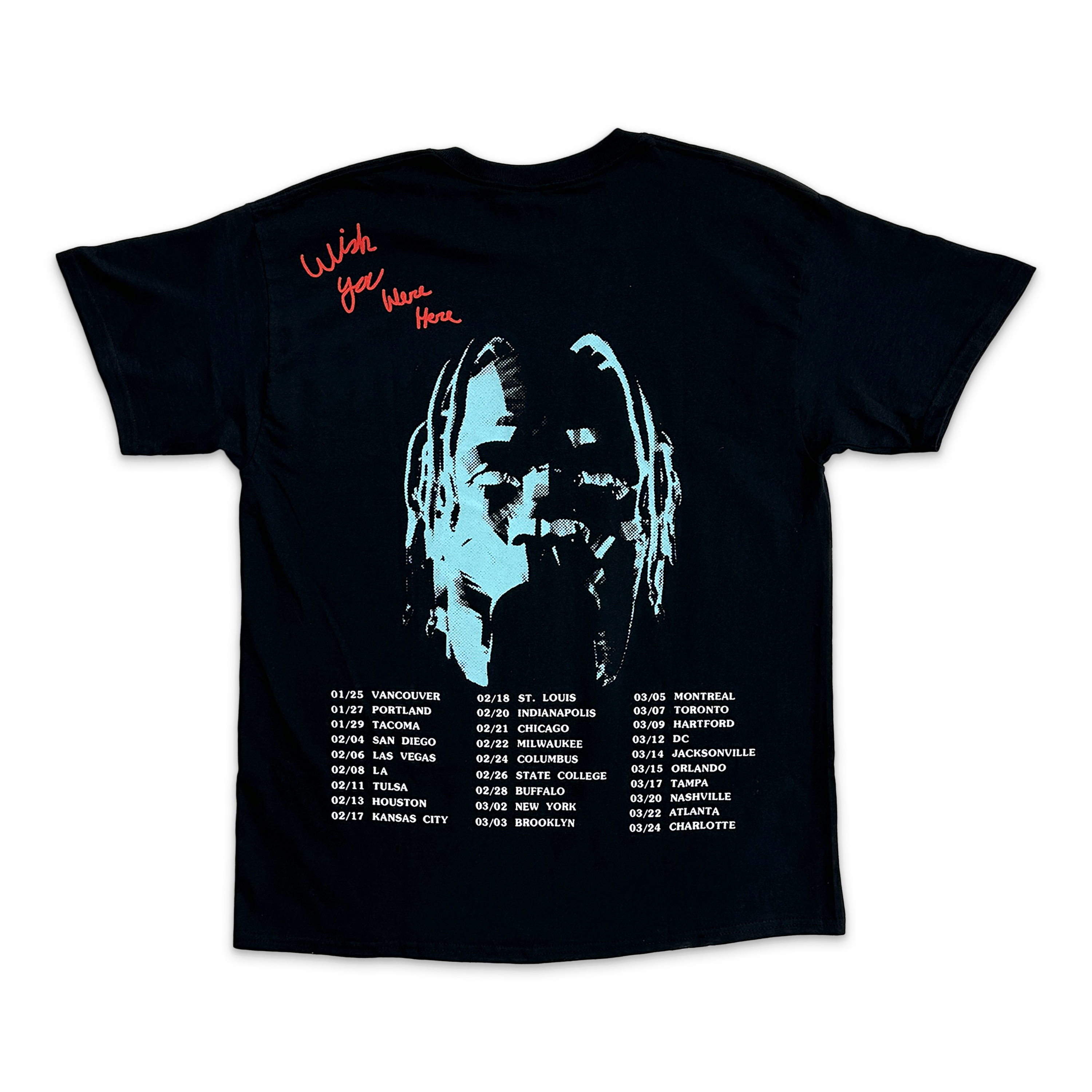 Travis Scott, Travis Scott Astroworld Tour Tee "Black"