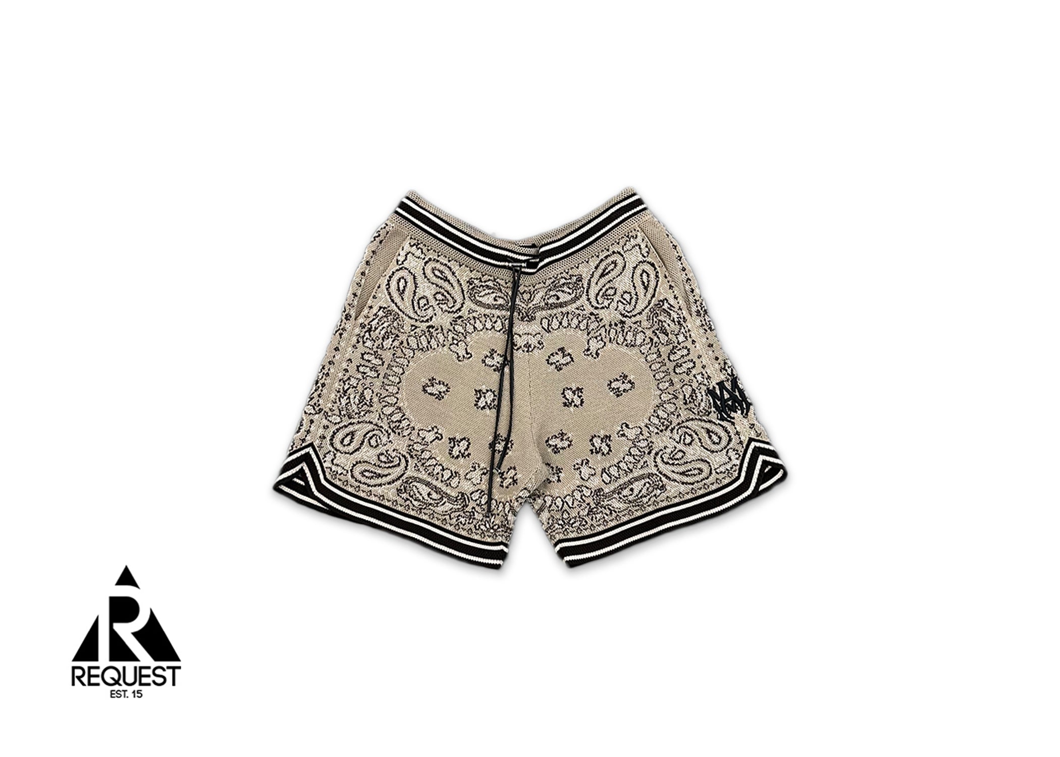 Amiri Bandana Shorts "Tan"