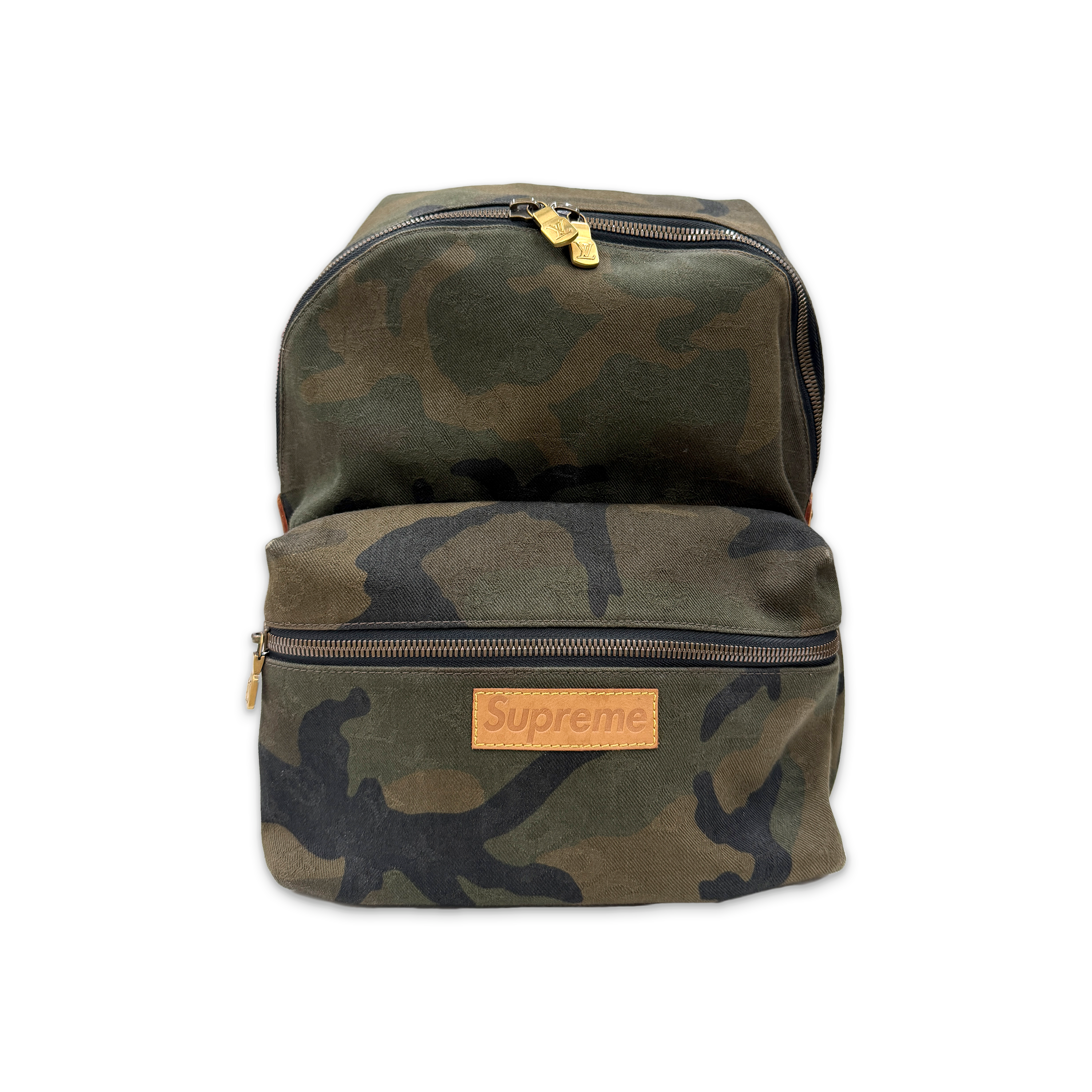 Louis Vuitton, x Supreme Canvas Backpack "Camo"