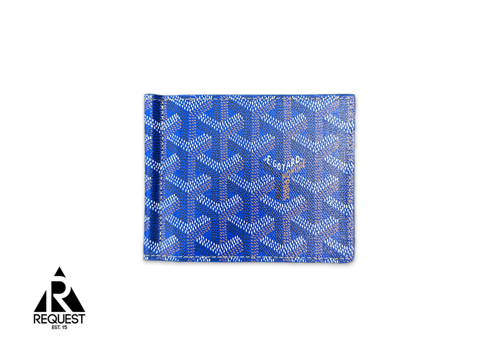 Goyard, Saint Thomas Bill Fold Wallet "Blue"
