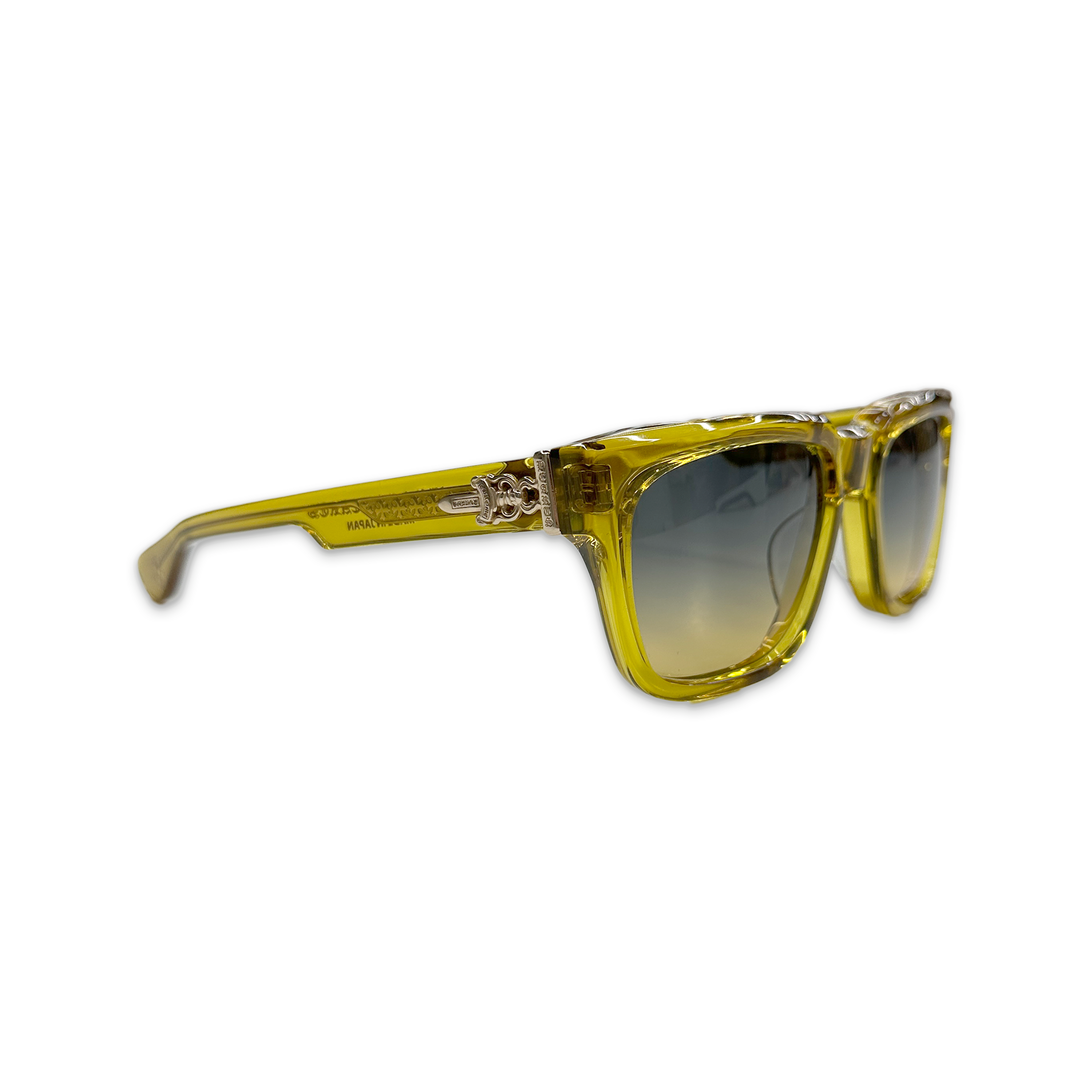 Chrome Hearts, Box Officer Sunglasses "Transparent Yellow"