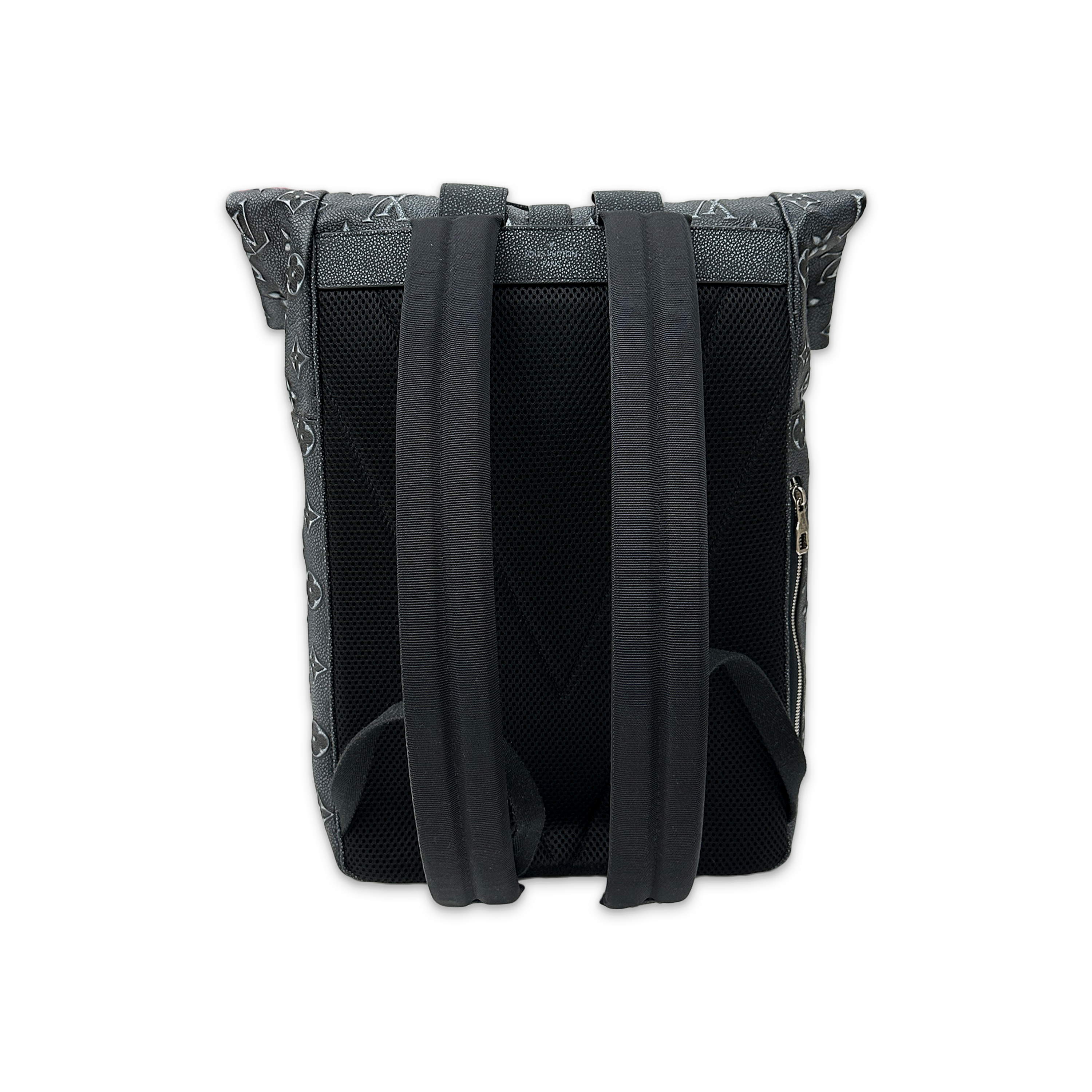 Roll Top Backpack Monogram "Black"