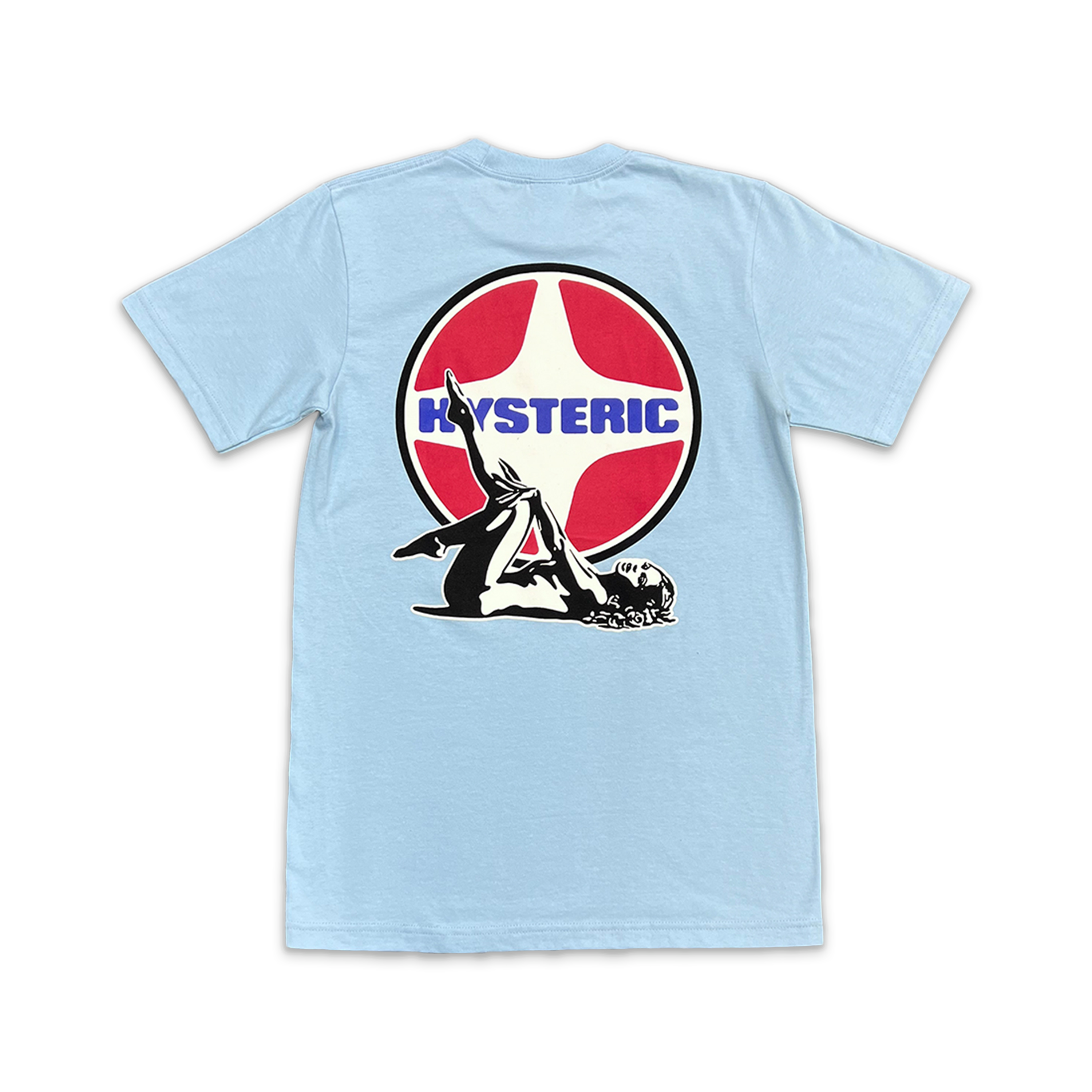 Supreme, Hysteric Glamour Pin Up Tee "Light Blue"