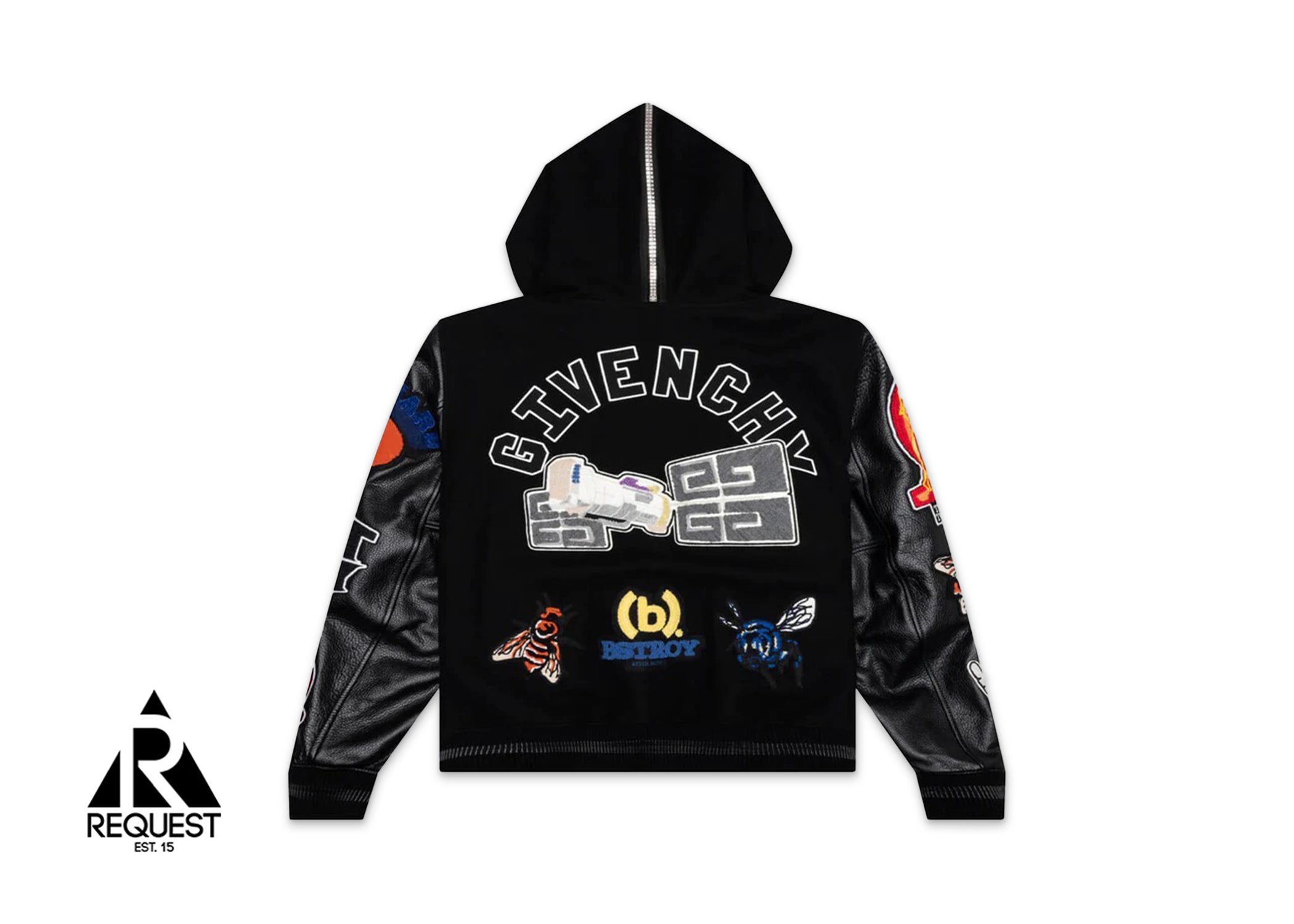 Givenchy x Bstroy Hooded Varsity Jacket "Black"