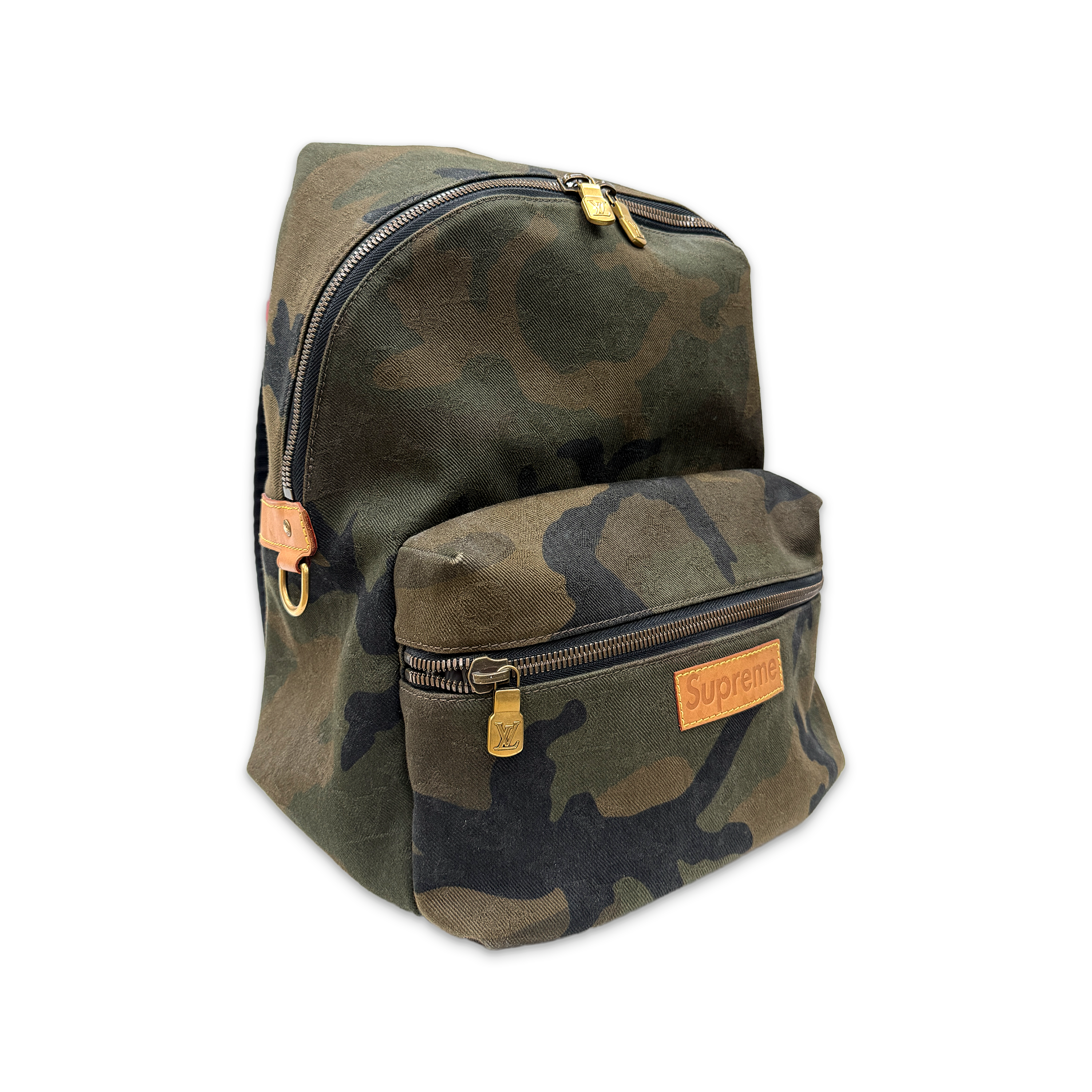 Louis Vuitton, x Supreme Canvas Backpack "Camo"