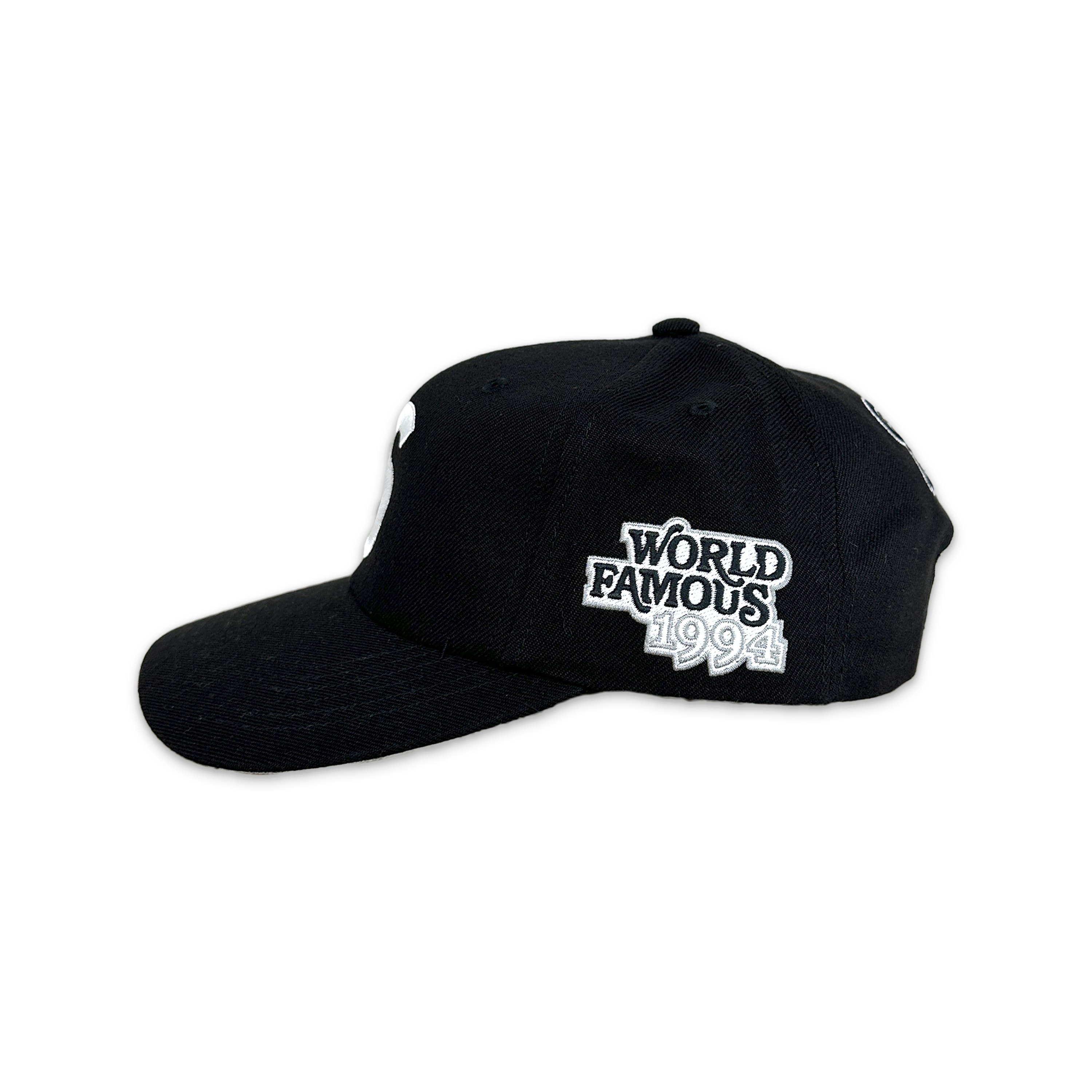 World Famous S Logo 6-Panel "Black"
