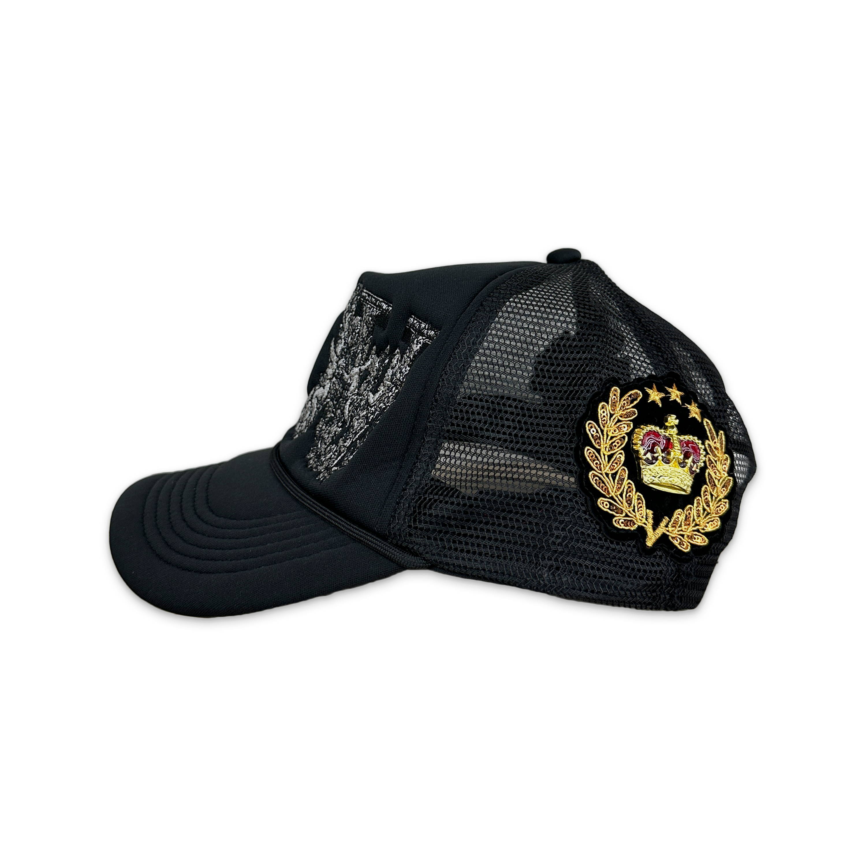 Who Decides War, Baroque Trucker Hat "Coal"