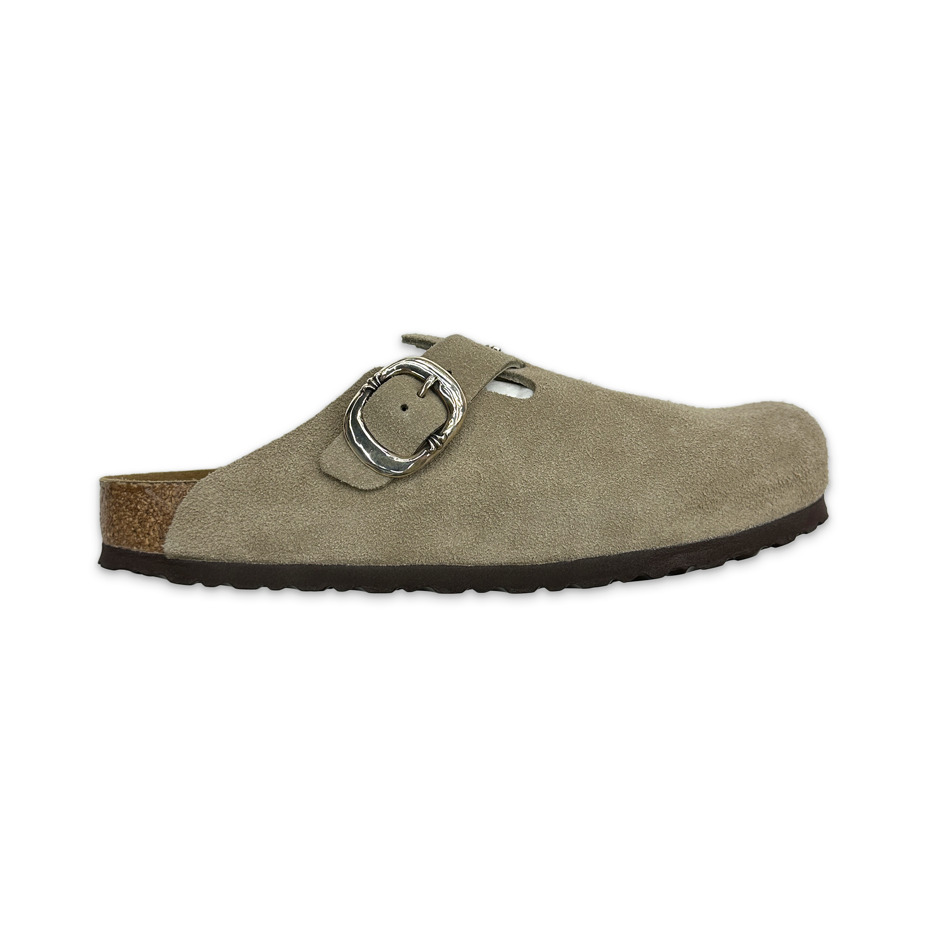 Chrome Hearts, Birkenstock Boston "Taupe"