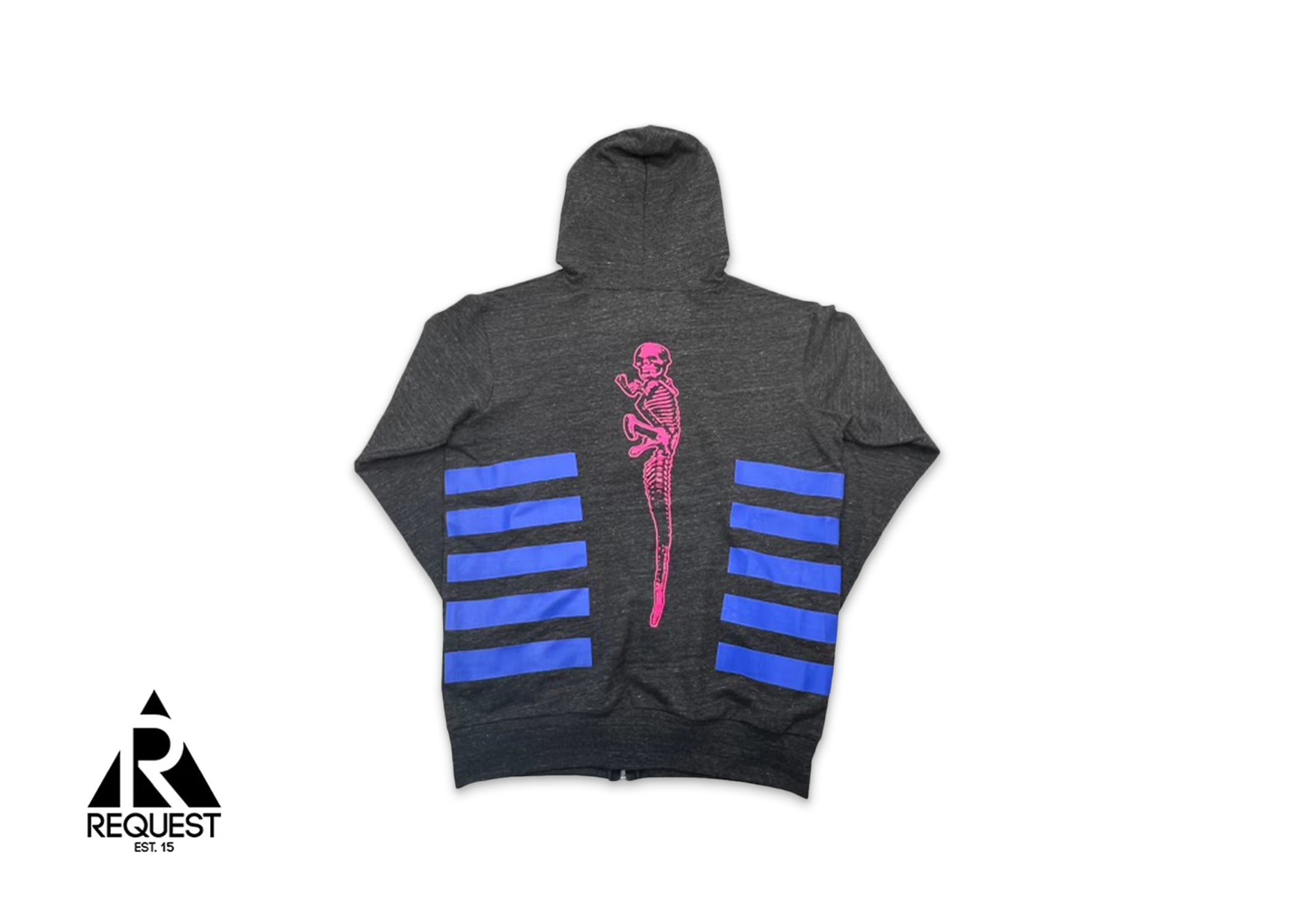 Chrome Hearts Heather Foti Zip Up Jacket "Grey Pink"