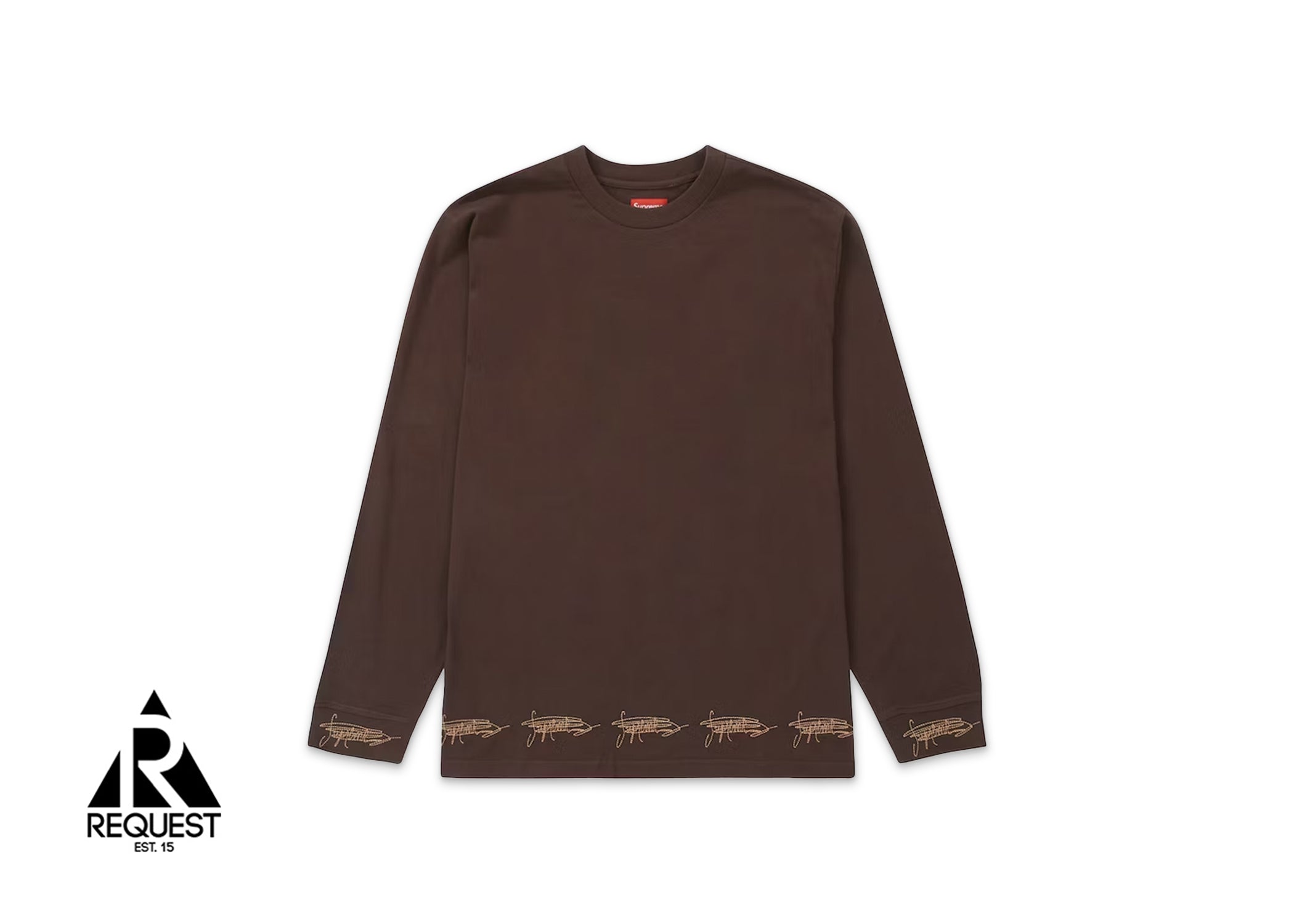 Supreme Embroidered Signature L/S Tee 