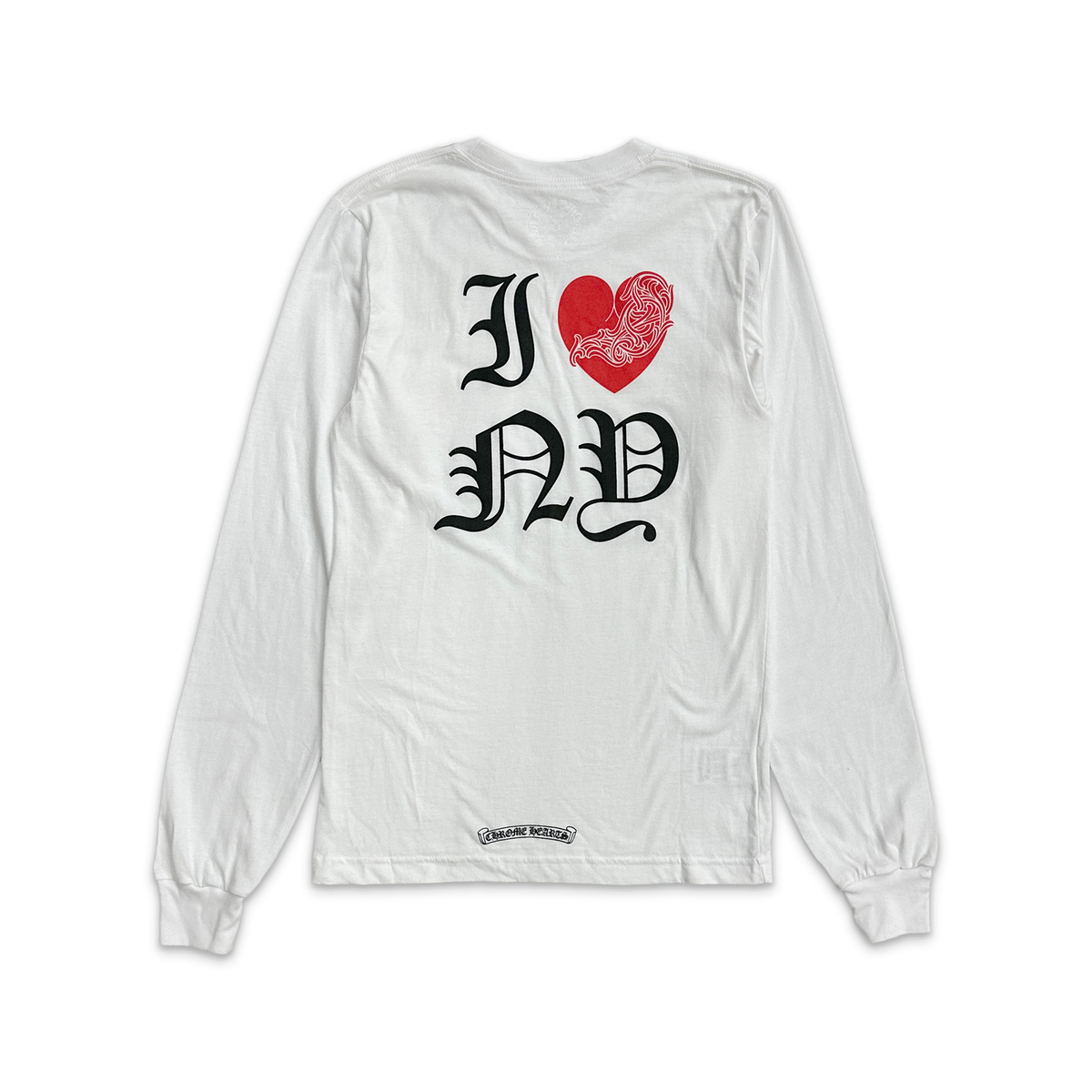 I Heart NY LS Tee "White/Red"