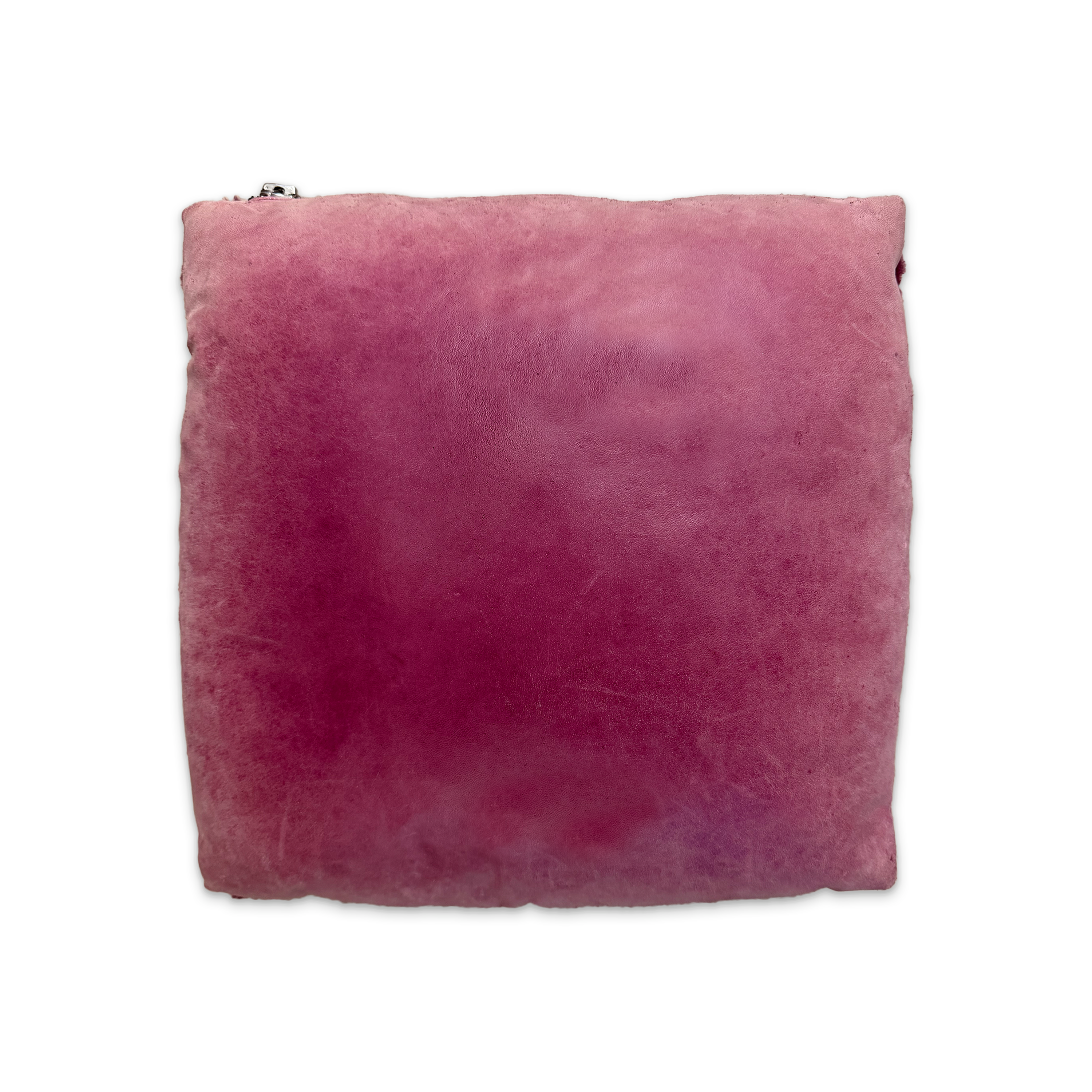 Chrome Hearts, 16 Cross Shearling Pillow "Burgundy"