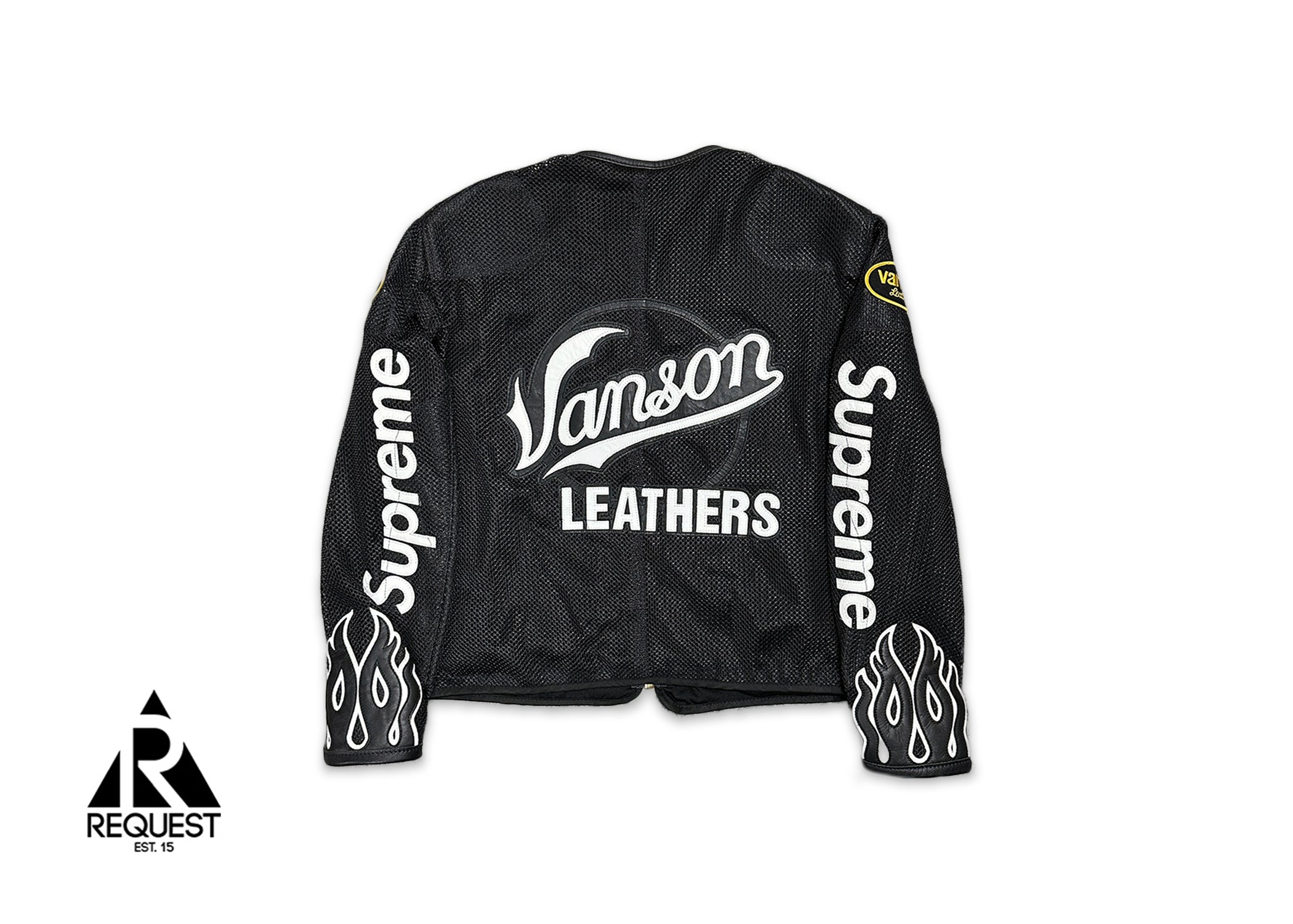Supreme, Vanson Leathers Cordura Mesh Jacket “Black"