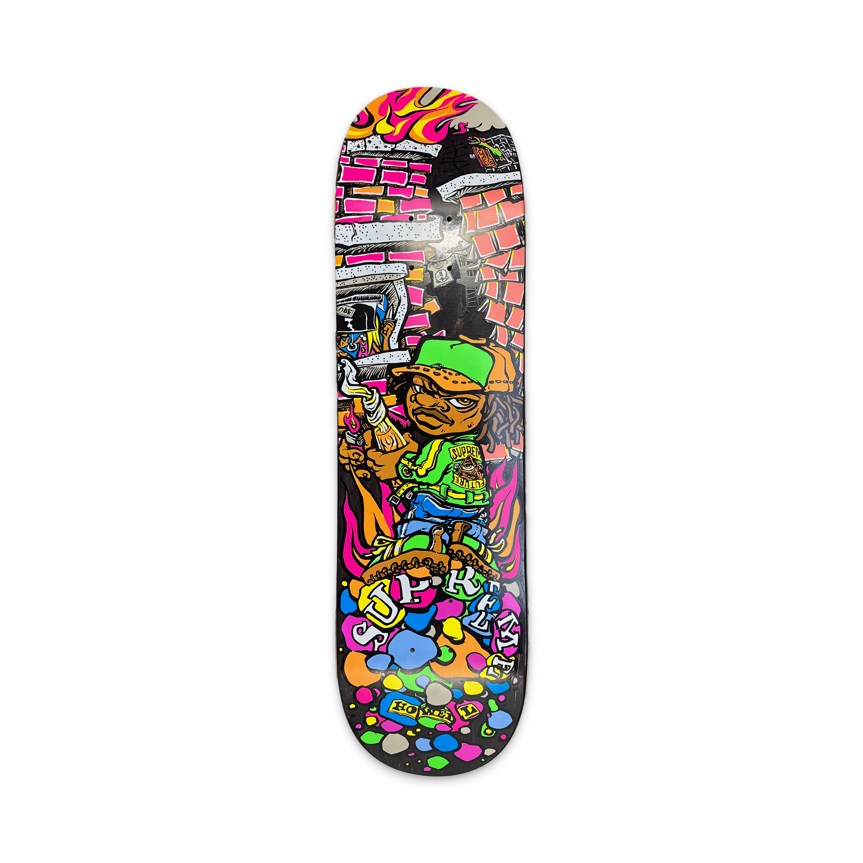 Supreme Molotov Kid Skateboard Deck "Black"