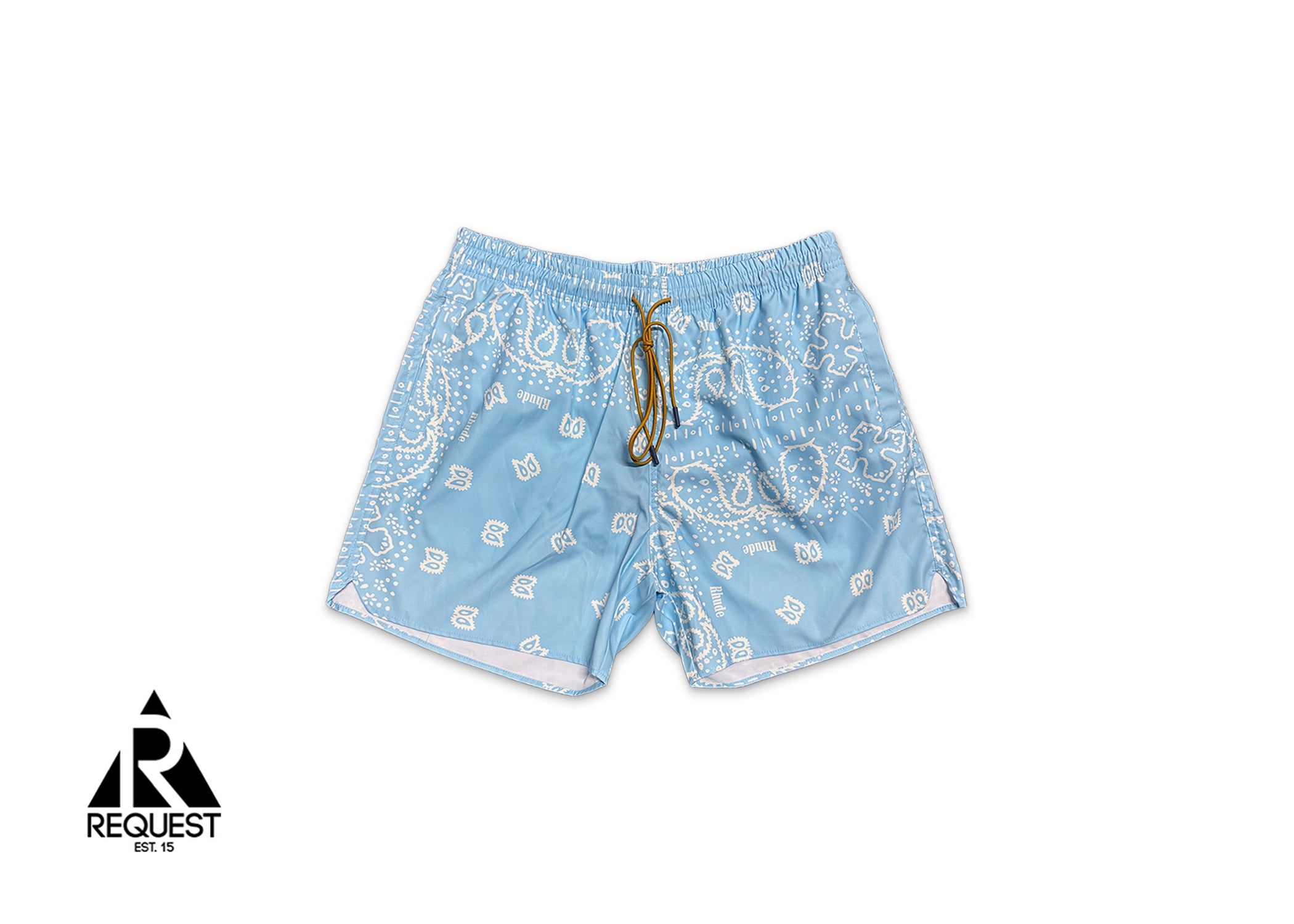 Rhude, Bandana Swim Trunks "Sky Blue"