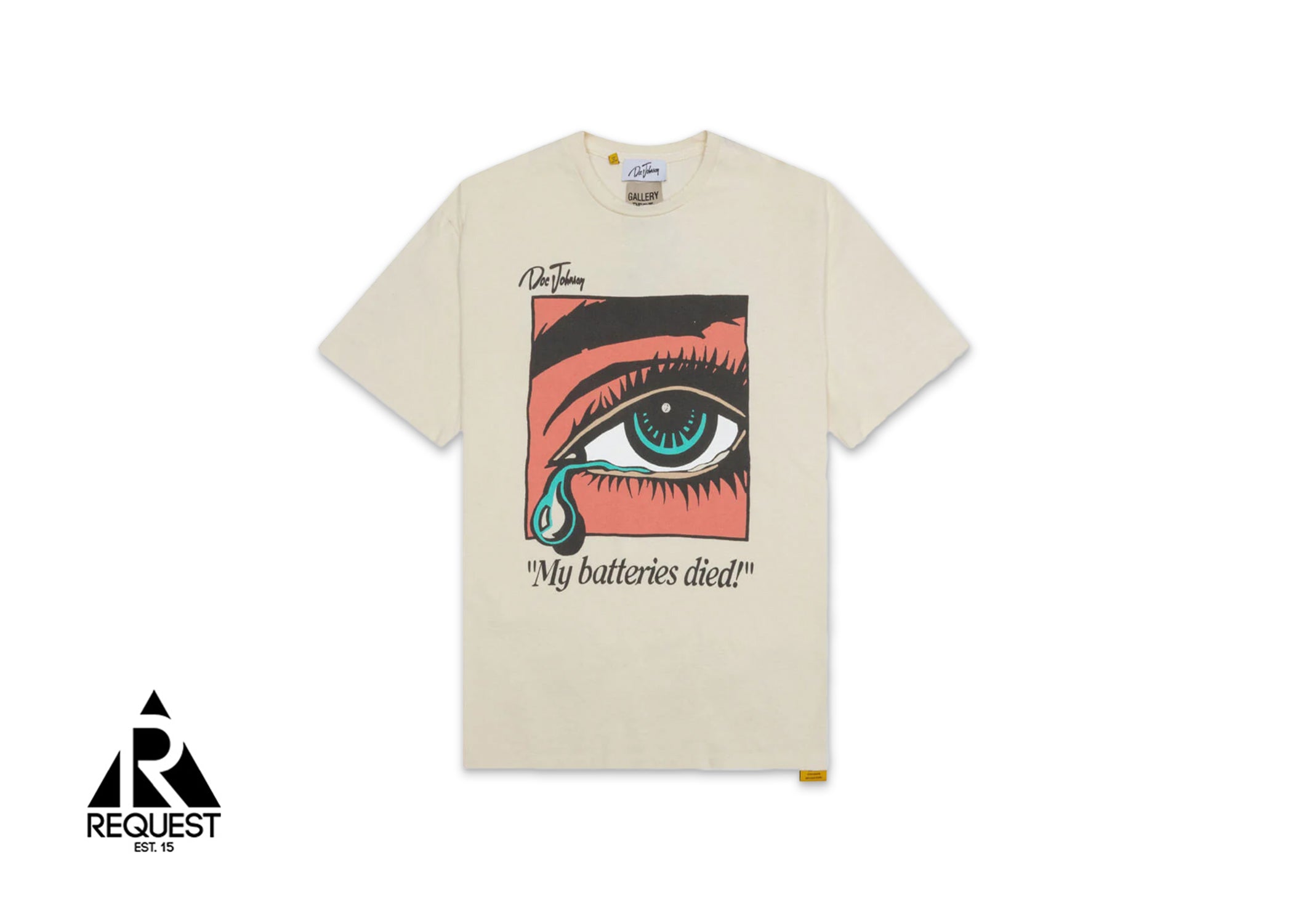 Gallery Dept. Dead Batteries Tee "Cream"