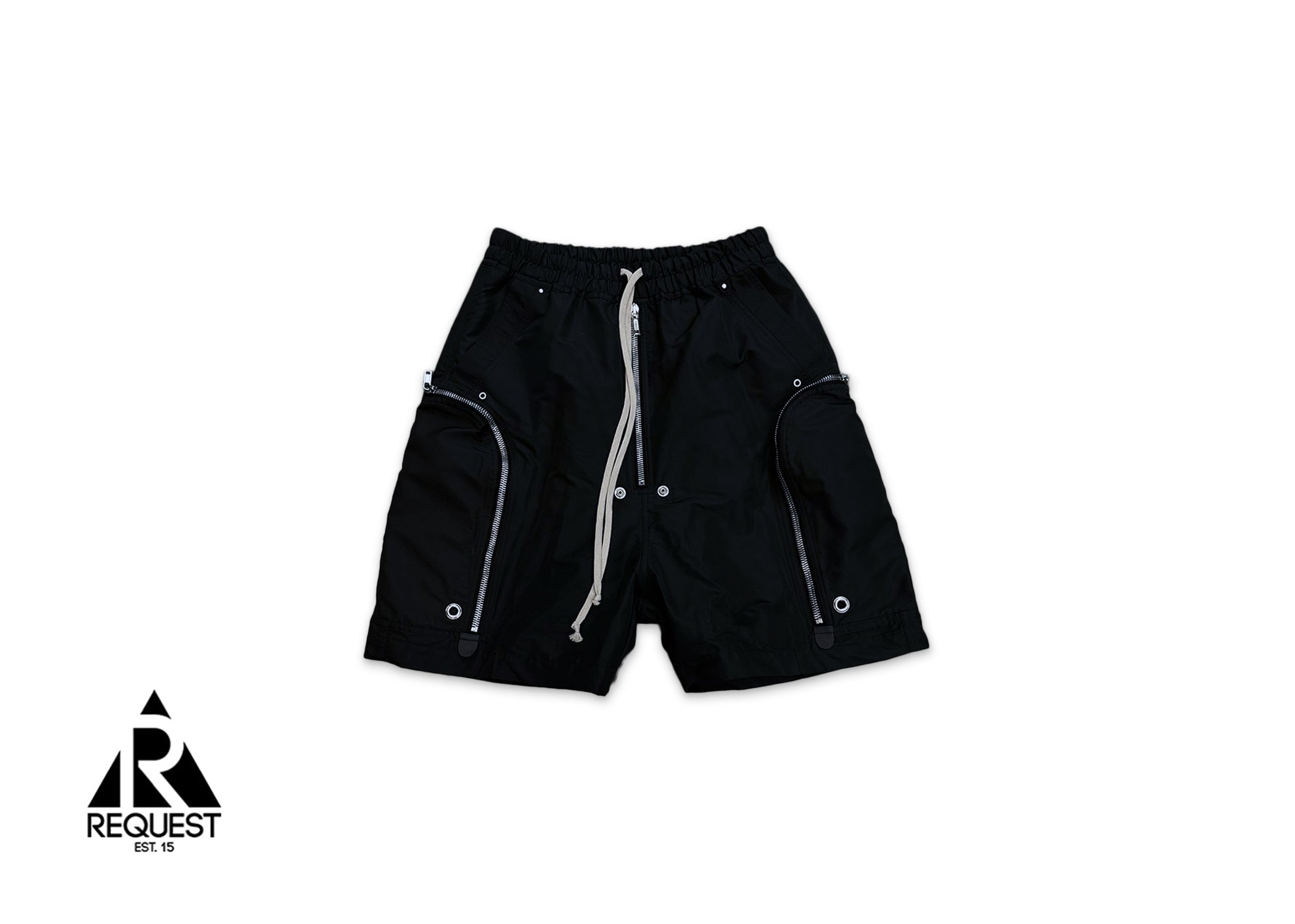 Rick Owens Bauhaus Bela Shorts Lido SS24 "Black"