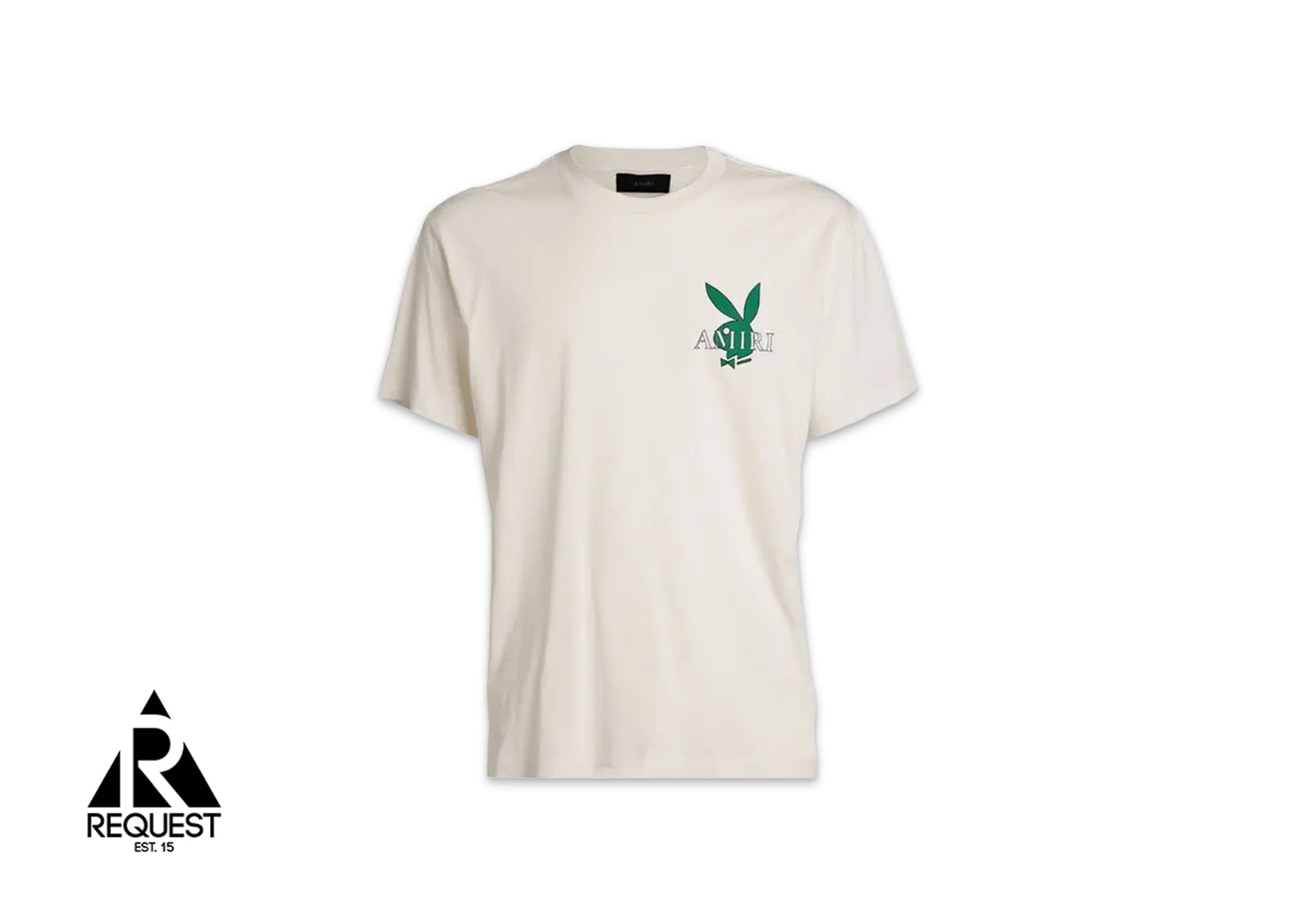 Amiri Playboy Bunny Logo Tee "Off-White/Green/Multi"