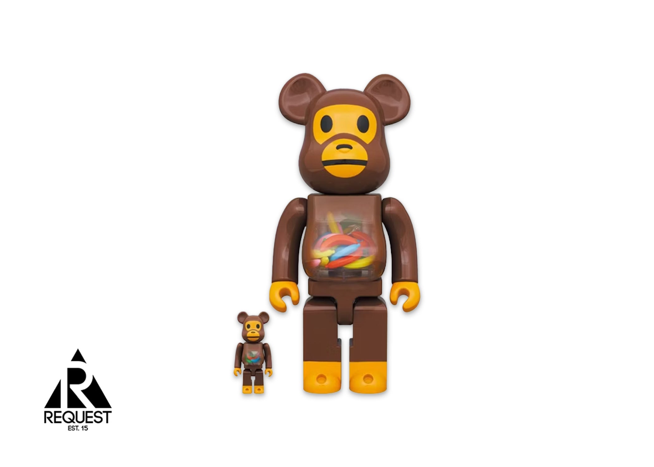 Medicom Be@rbrick 400% & 100% "Baby Milo And Banana"