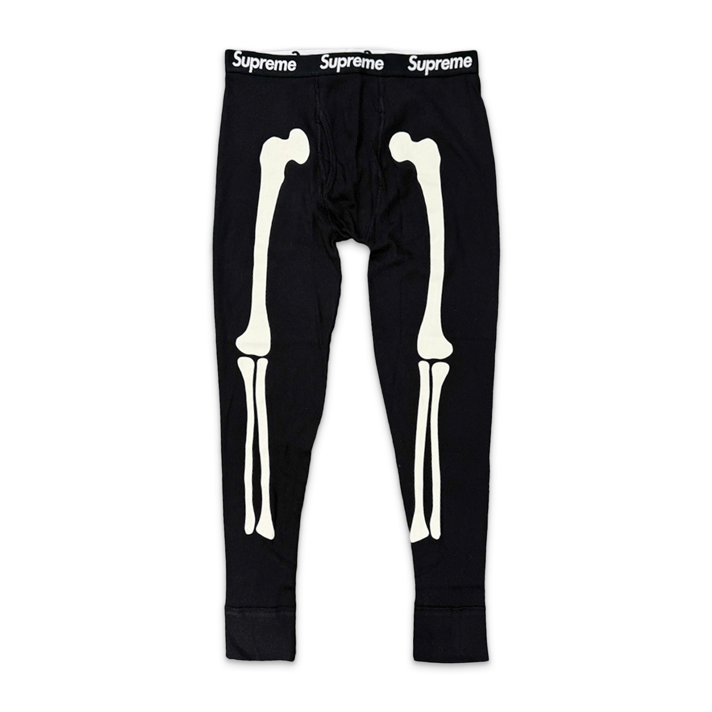 Supreme, Hanes Bones Thermal Pant "Black"