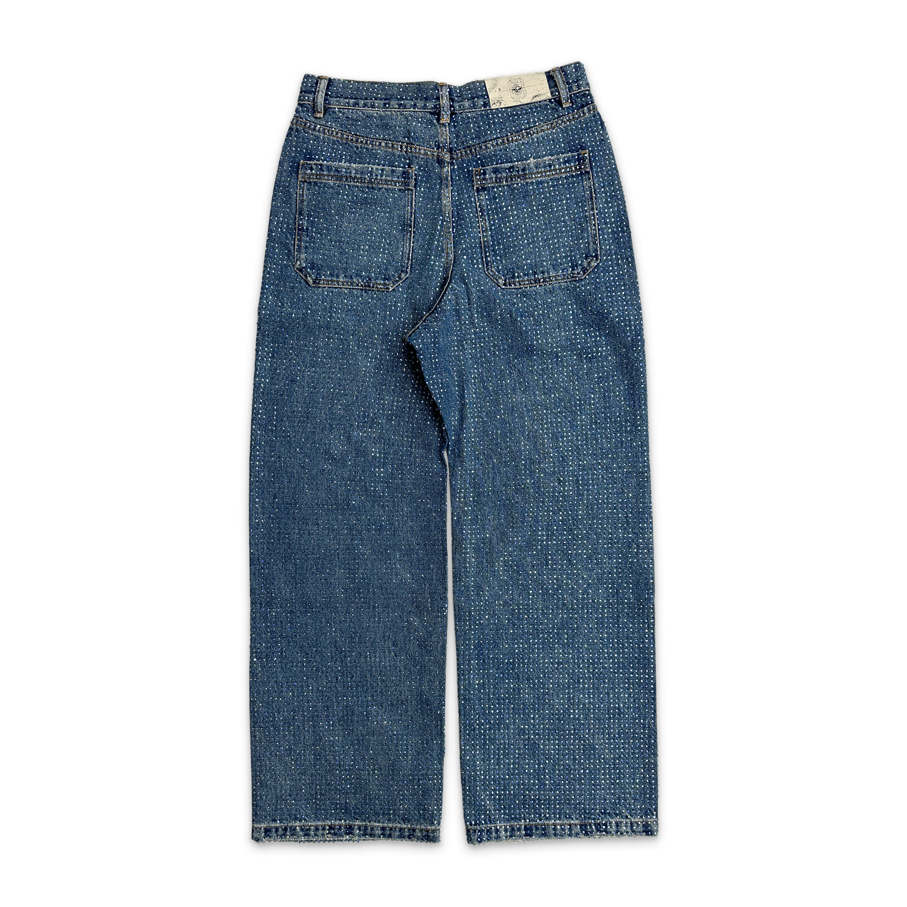 Birth of Royal Child, 20K Diamond Stellar Denim Pants "Blue"
