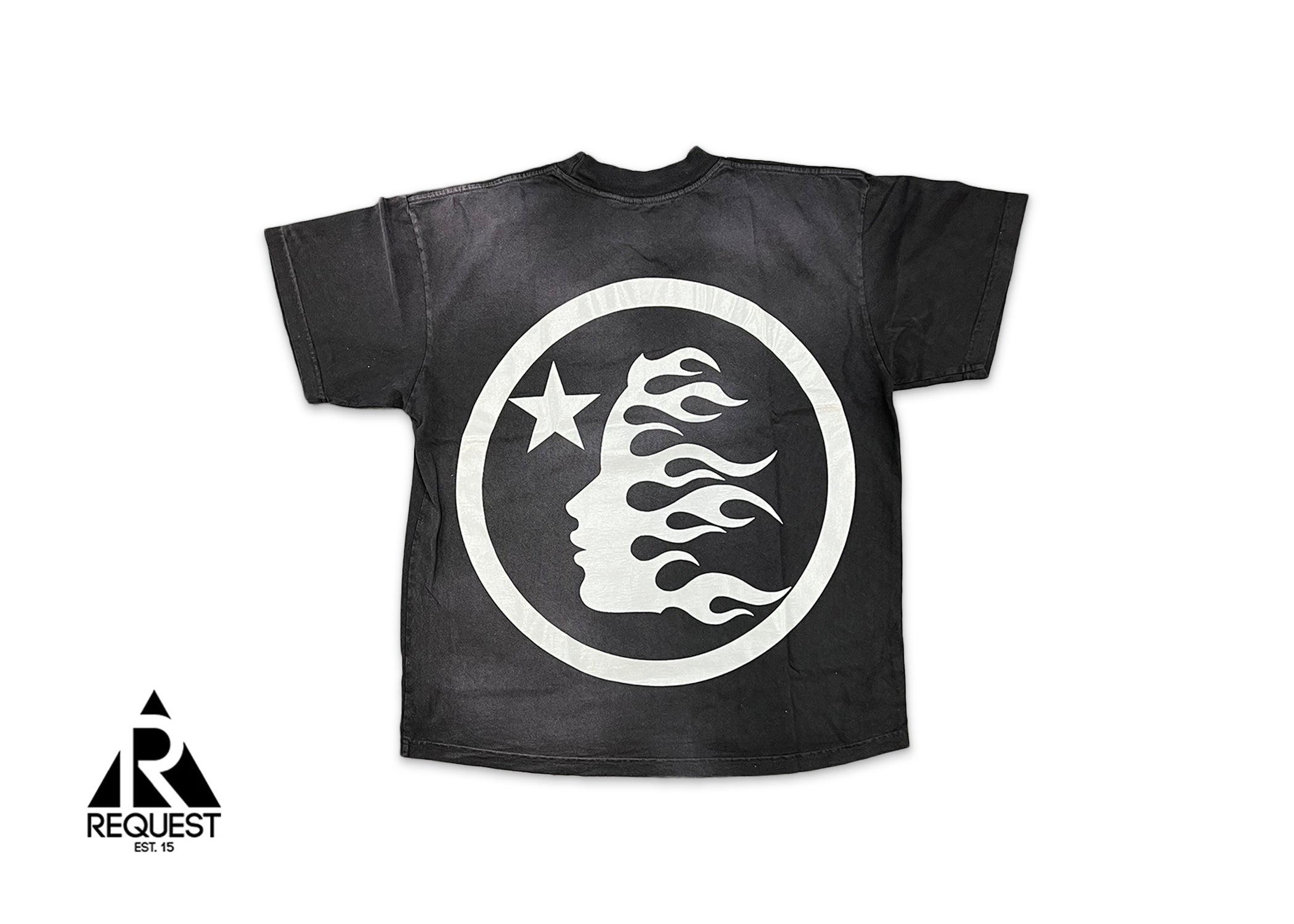 HellStar Sport Logo Gel Tee "Black/Blue"