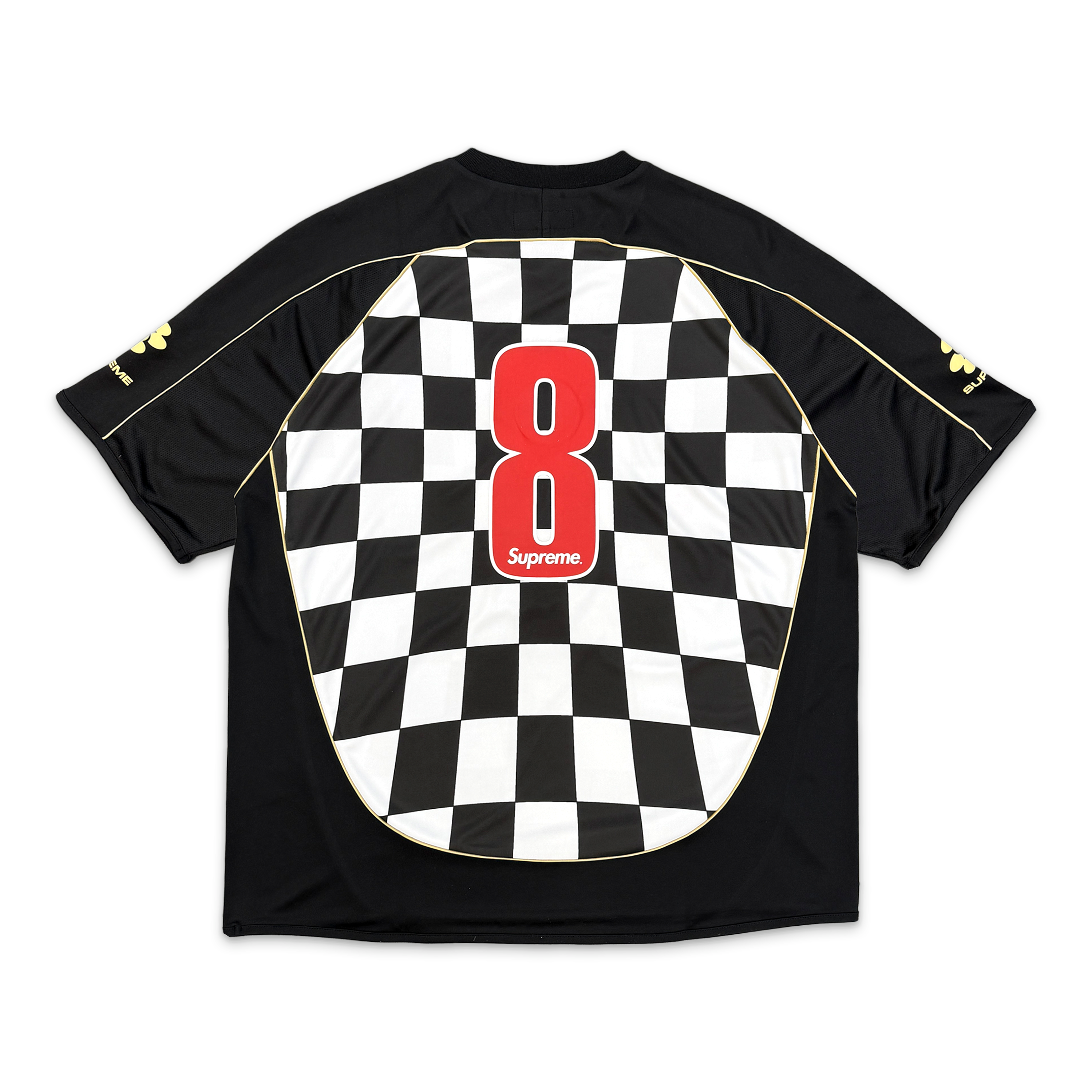 Checkerboard Soccer Jersey SS26 "Black"