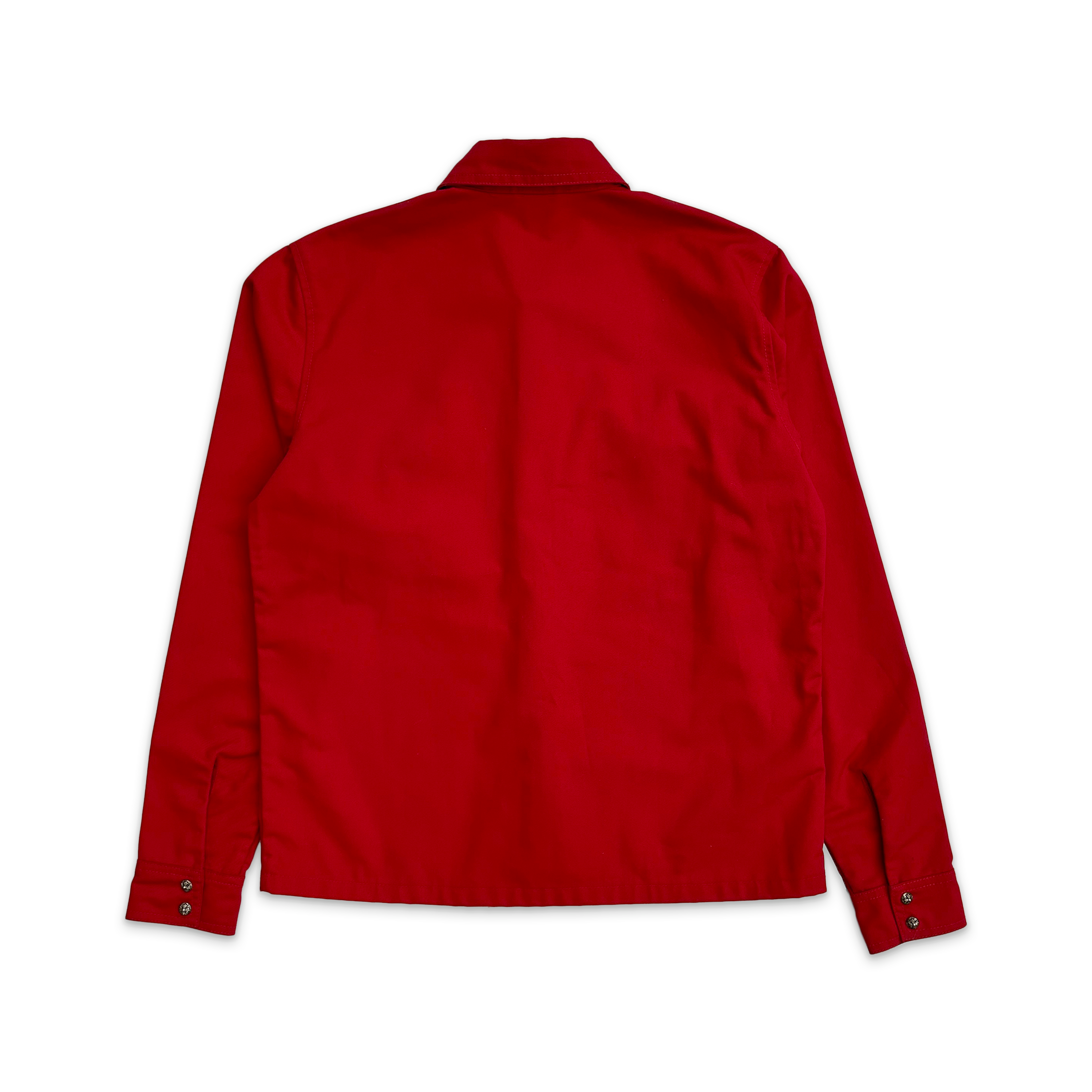 Matty Boy Canvas Button Up Sample Shirt "Red"