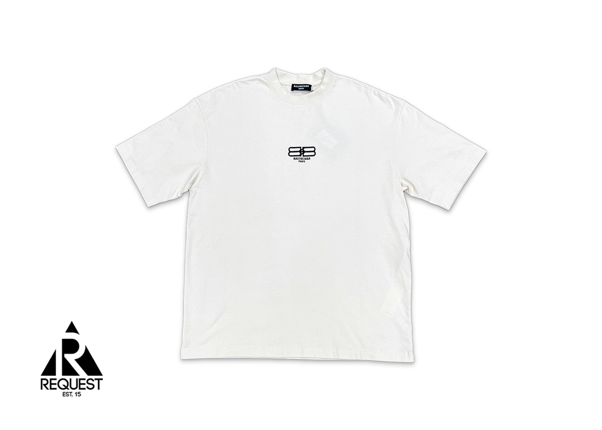 Balenciaga, BB Paris Icon Vintage Tee "Cream"