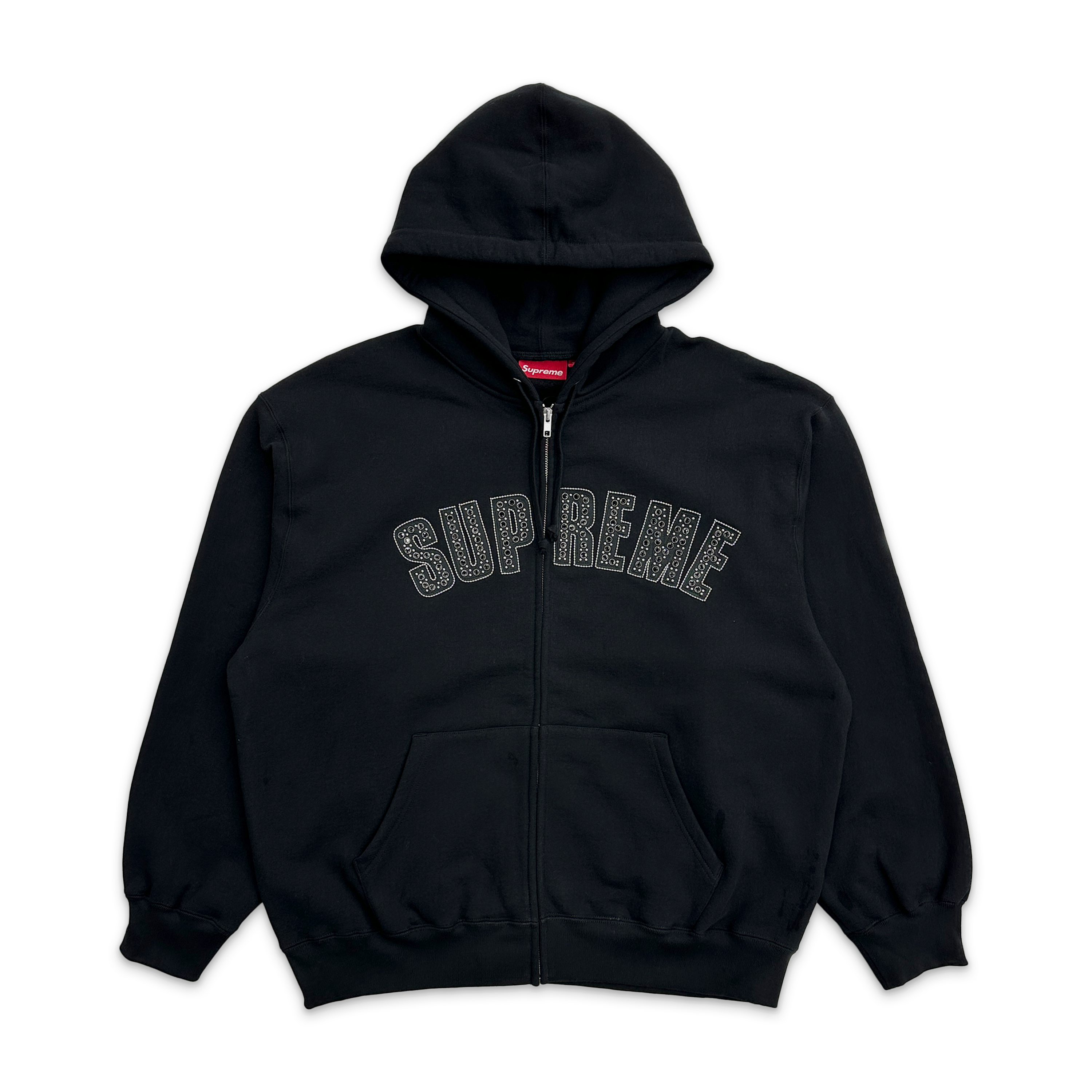 Supreme, B.B Simons Zip Up Hooded Sweatshirt "Black"