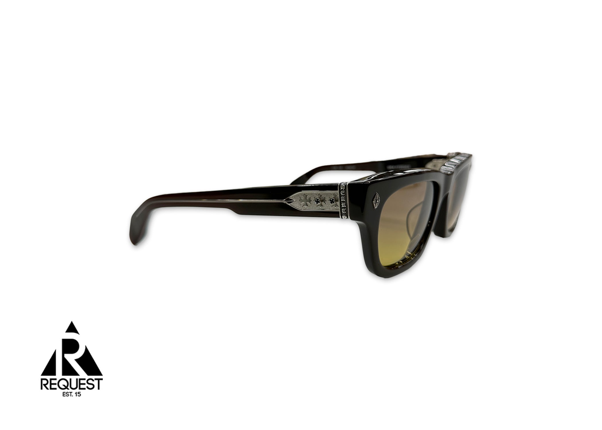 Chrome Hearts, Dick Fitzener Glasses "Brown Silver"