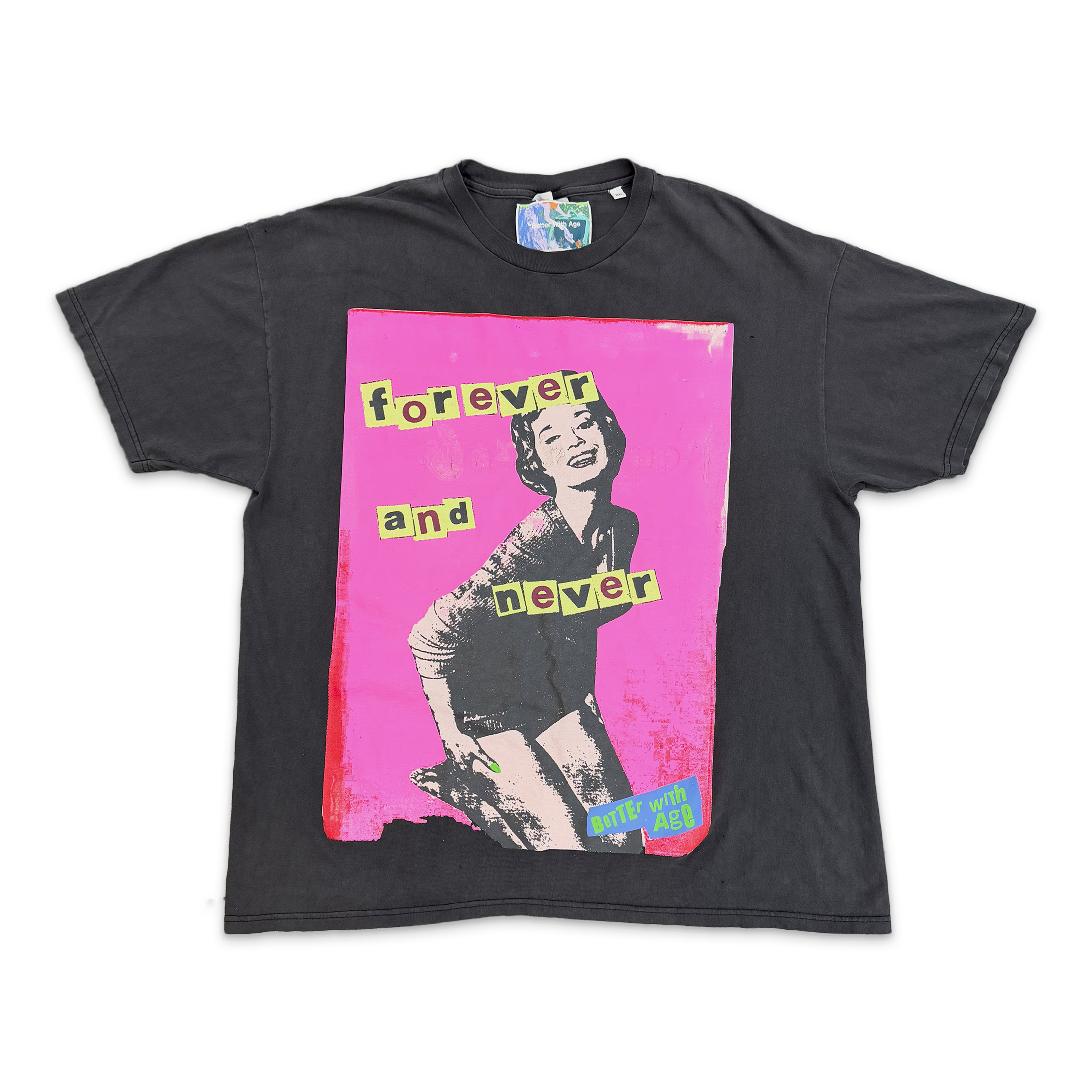 Rendez-Vous Vintage Tee "Black"