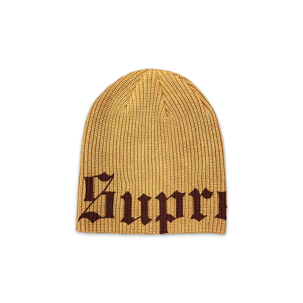 即日発送 Supreme Old English Printed Beanie Supreme Old English Printed Beanie Green - SS25 - US