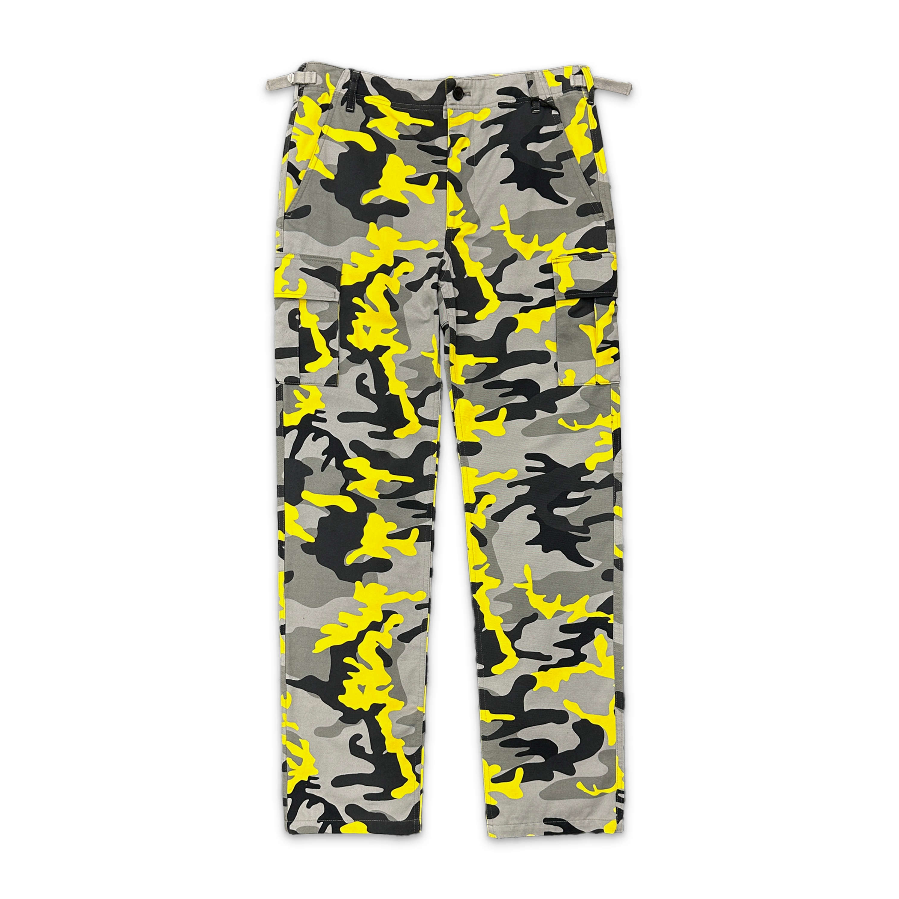 Balenciaga, Camouflage Cargo Pants "Yellow/Grey/Black"