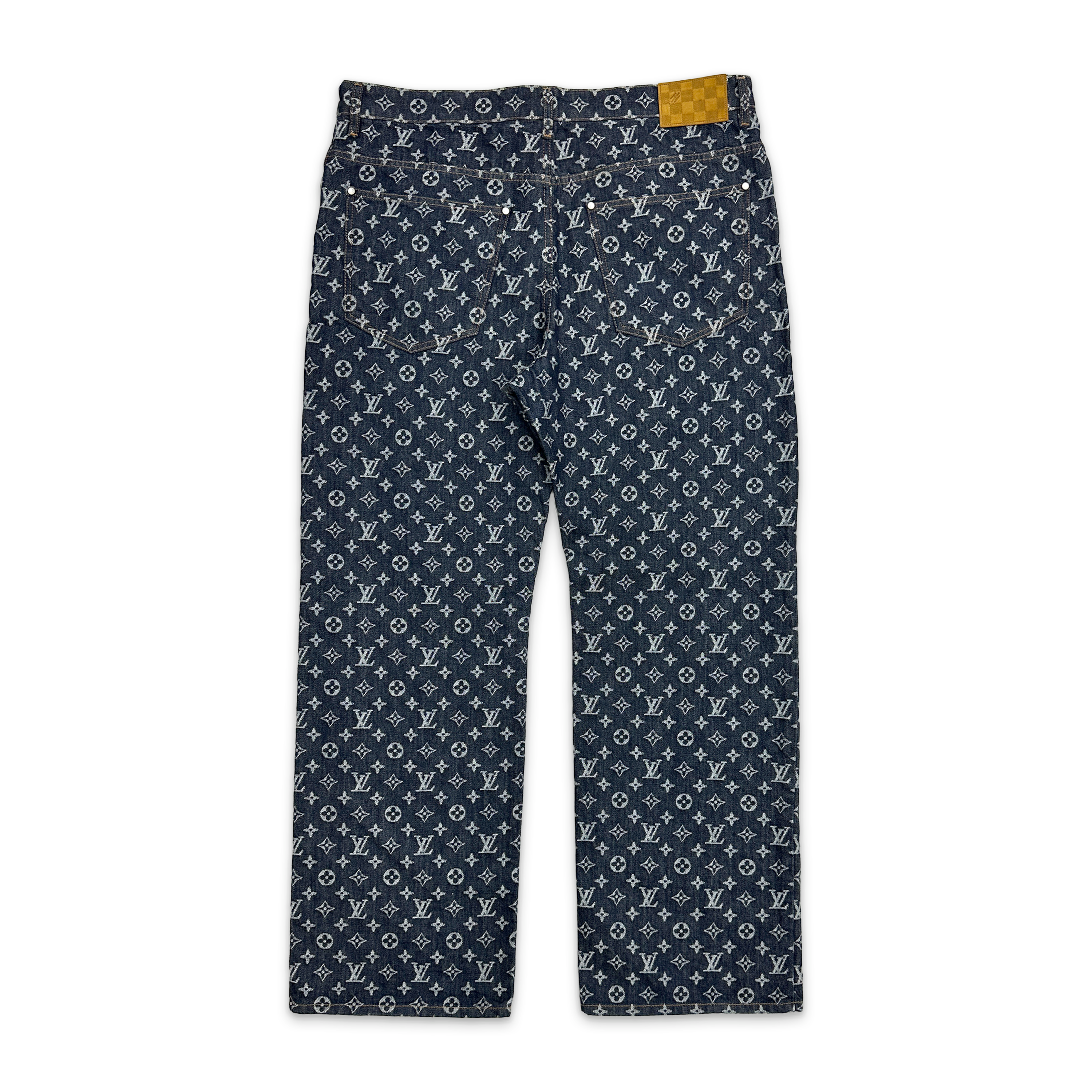 Louis Vuitton, Monogram Denim Pants "Raw Indigo"