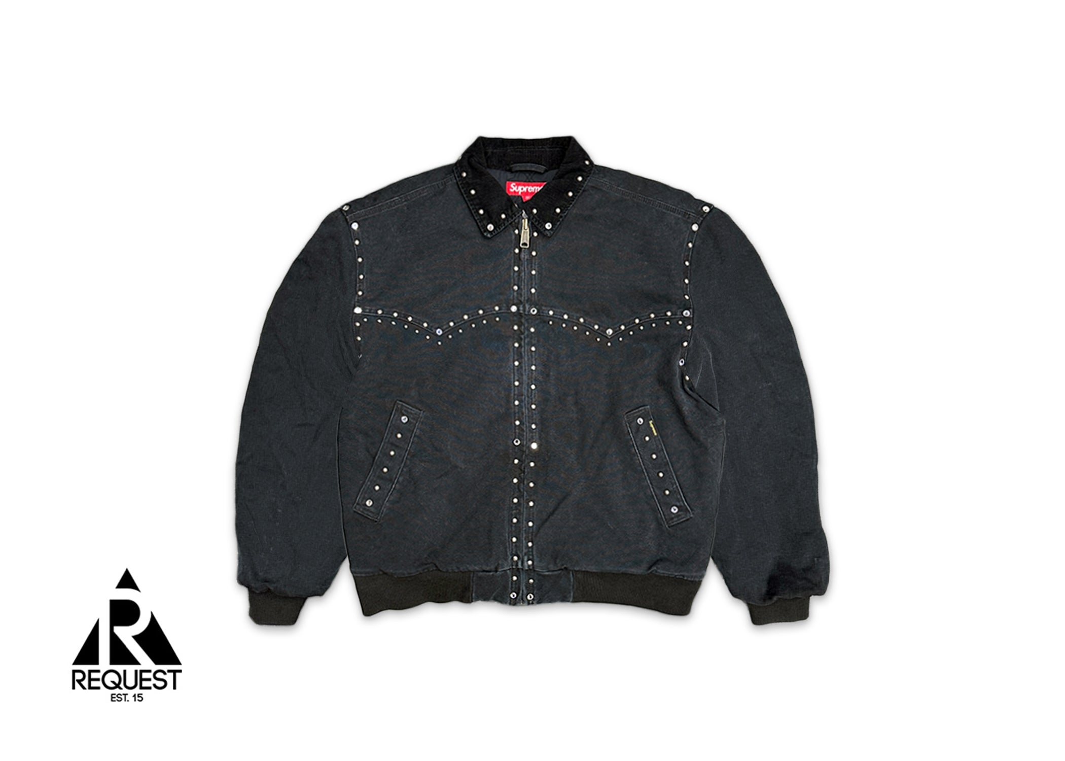 Supreme, x B.B. Simon Studded Work Jacket "Black"