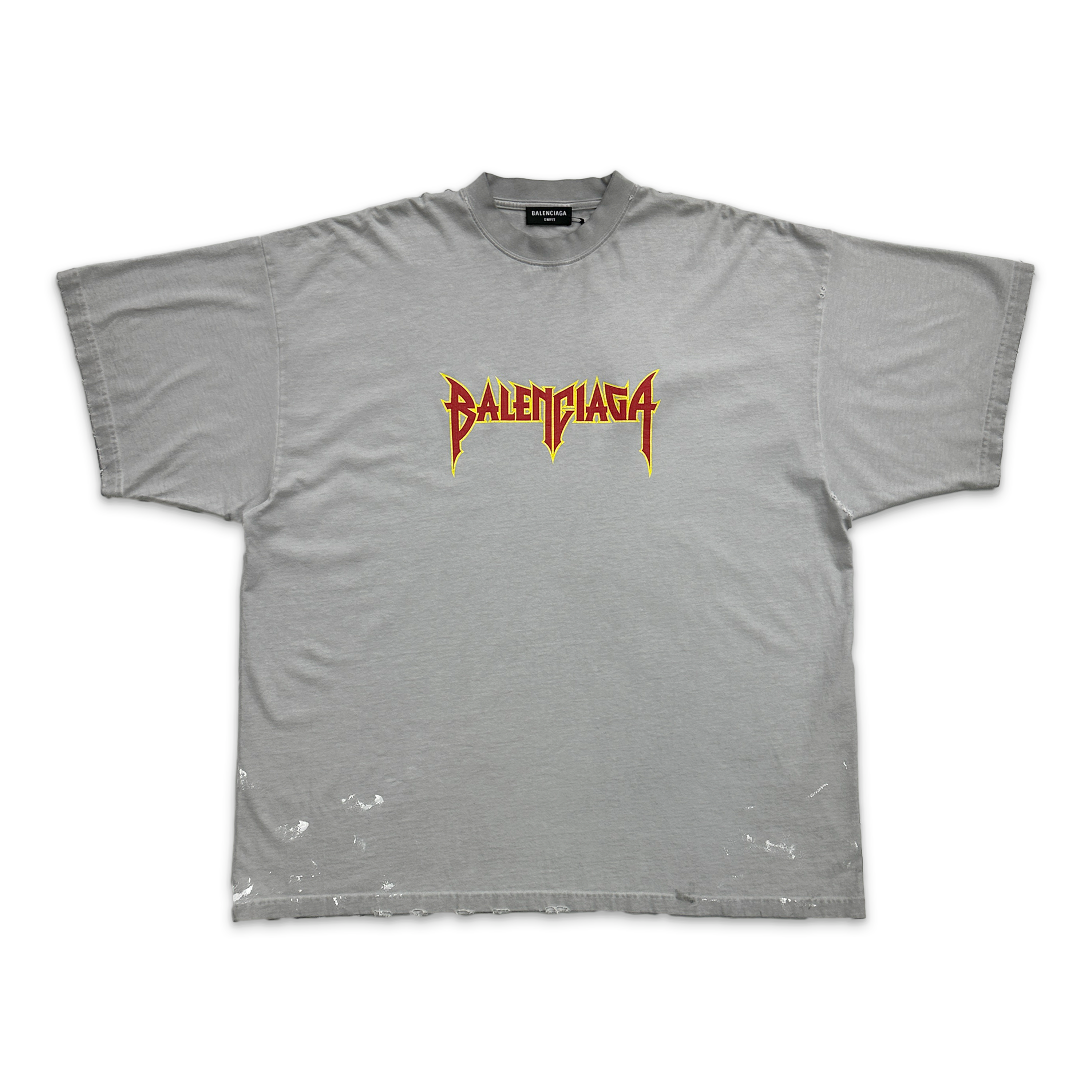 Balenciaga, Metal Print Tee "White"
