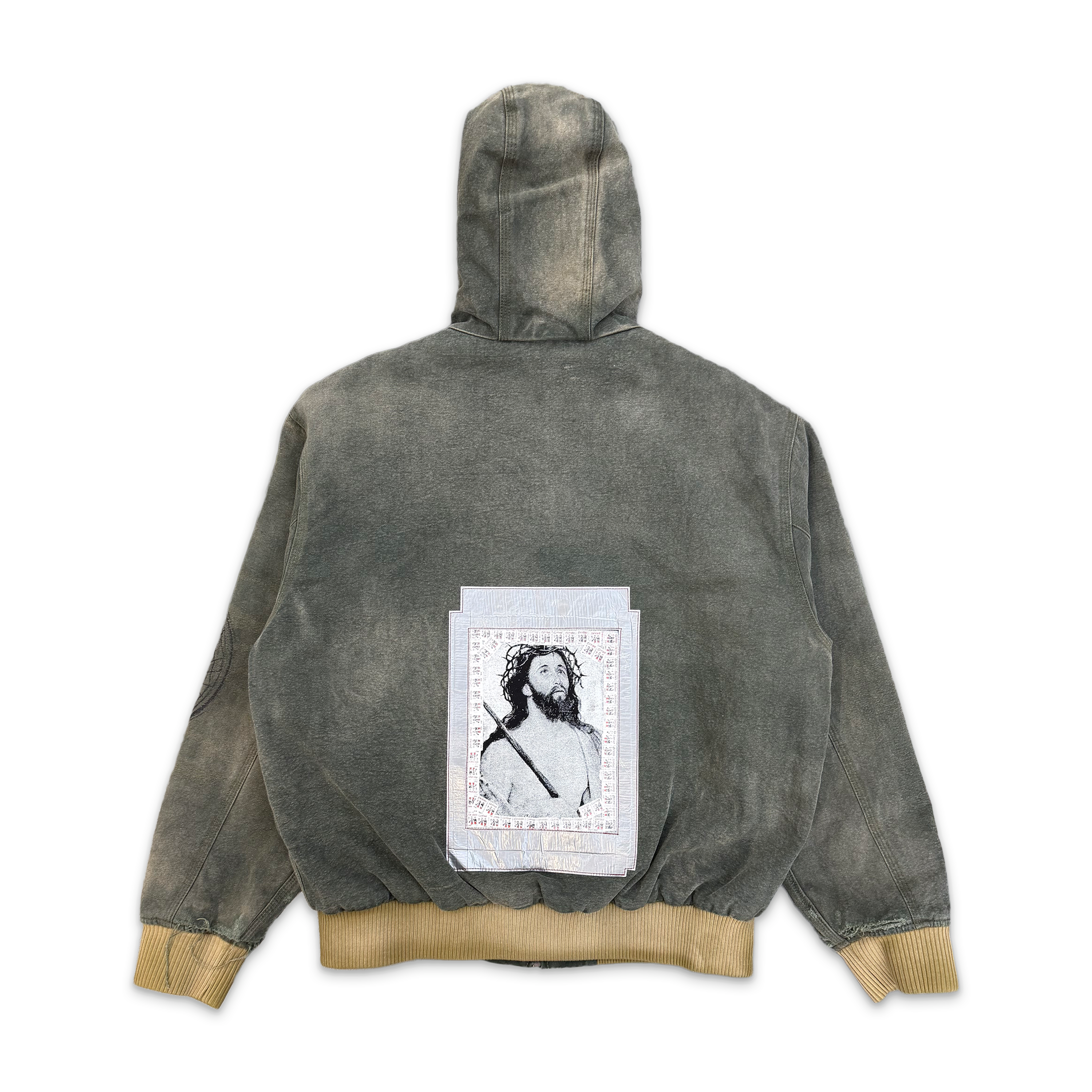 War Started Hooded Work Jacket "Crust Olive"