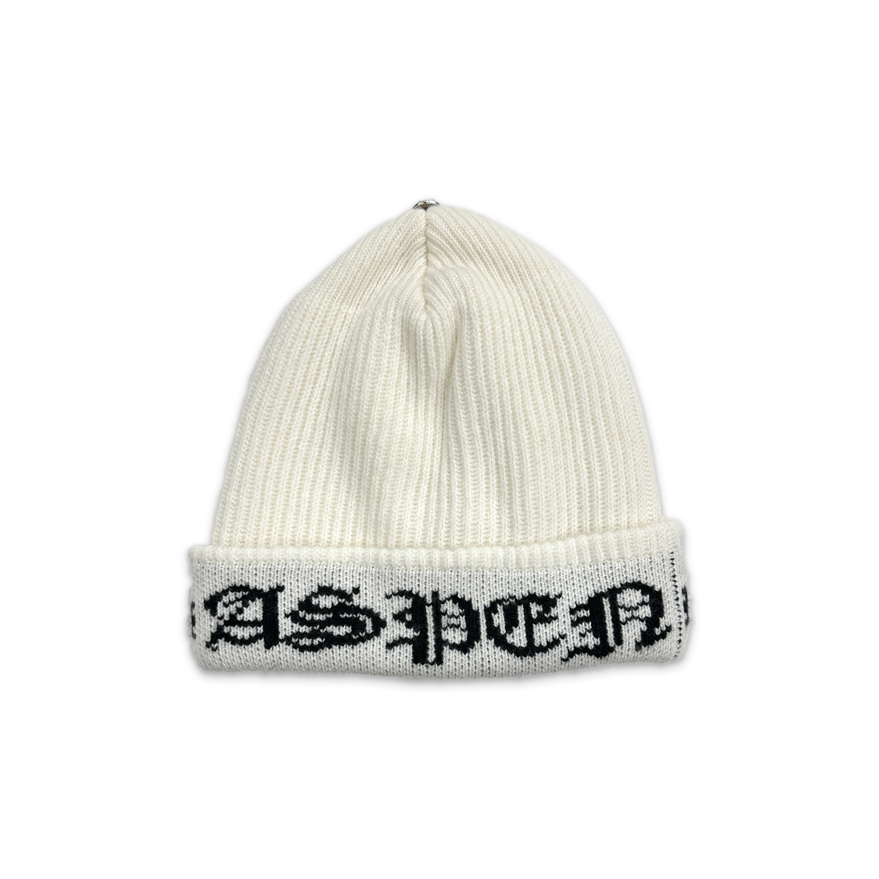Chrome Hearts, Aspen Big Daddy Cashmere Beanie "White"