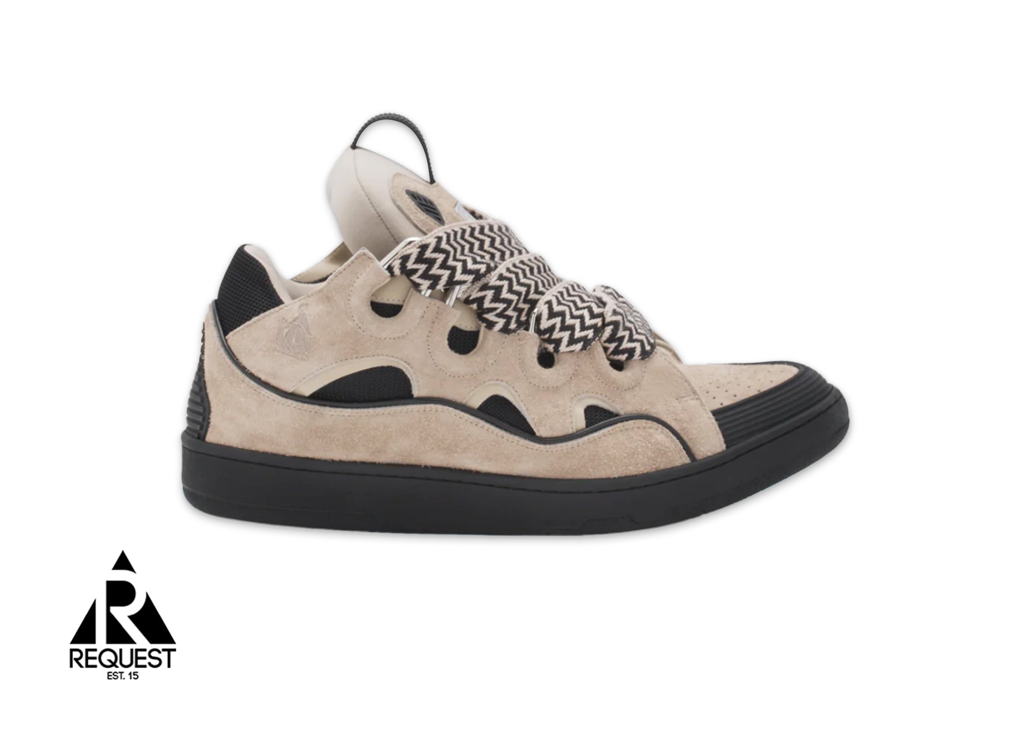 Lanvin Leather Curb "Beige/Black"