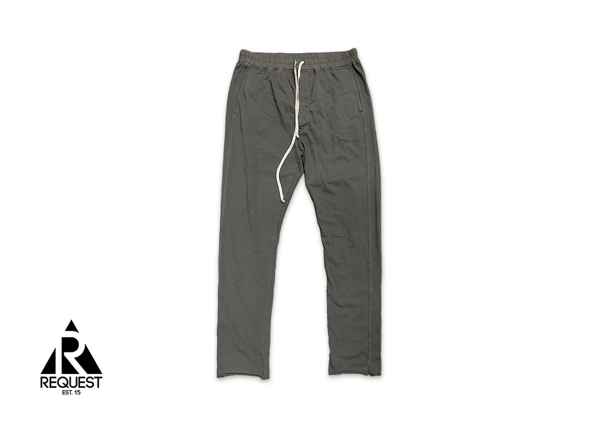 Rick Owens DRKSHDW, Drop Crotch Drawstring Trousers "Washed Grey"