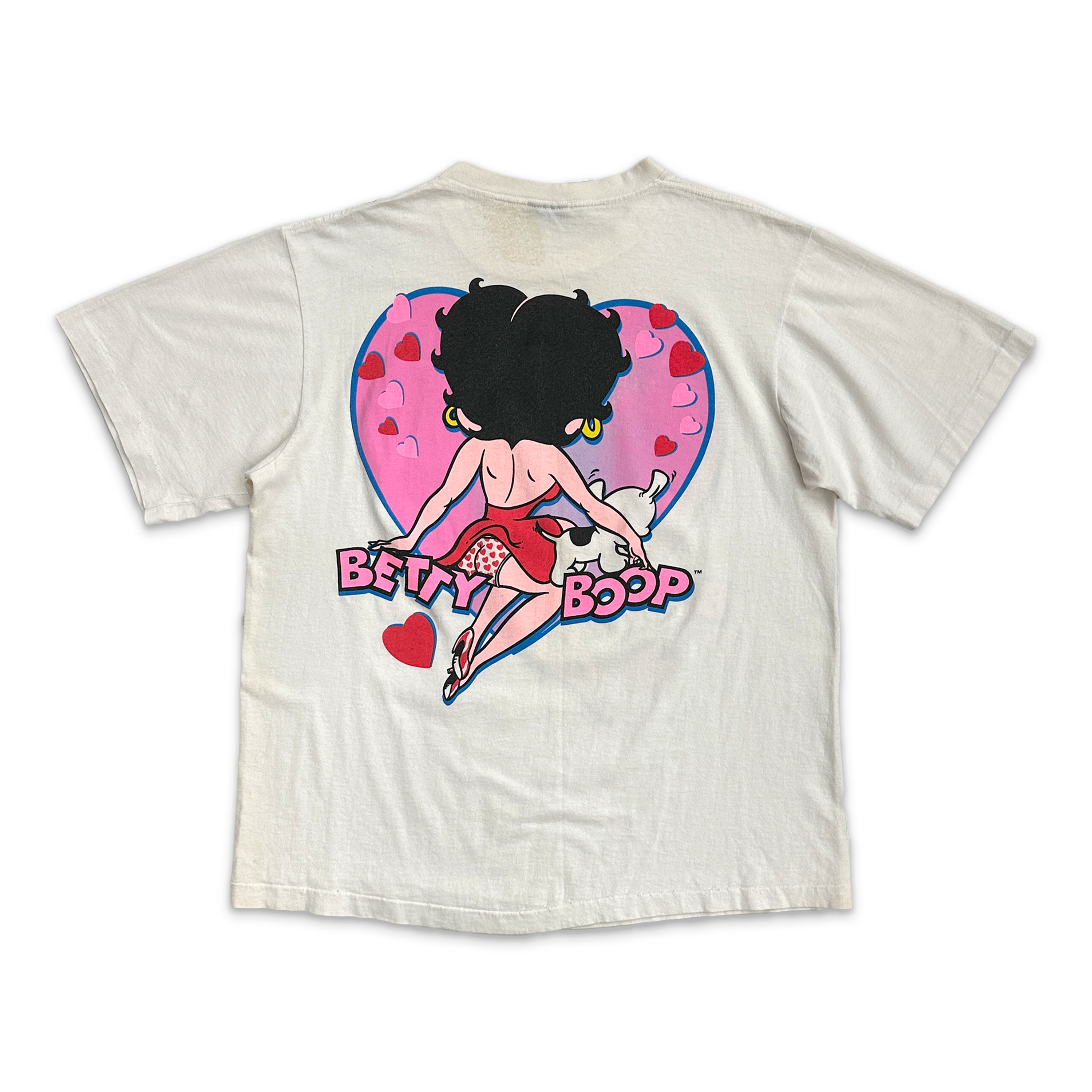 Betty Boop Heart Tee "White"