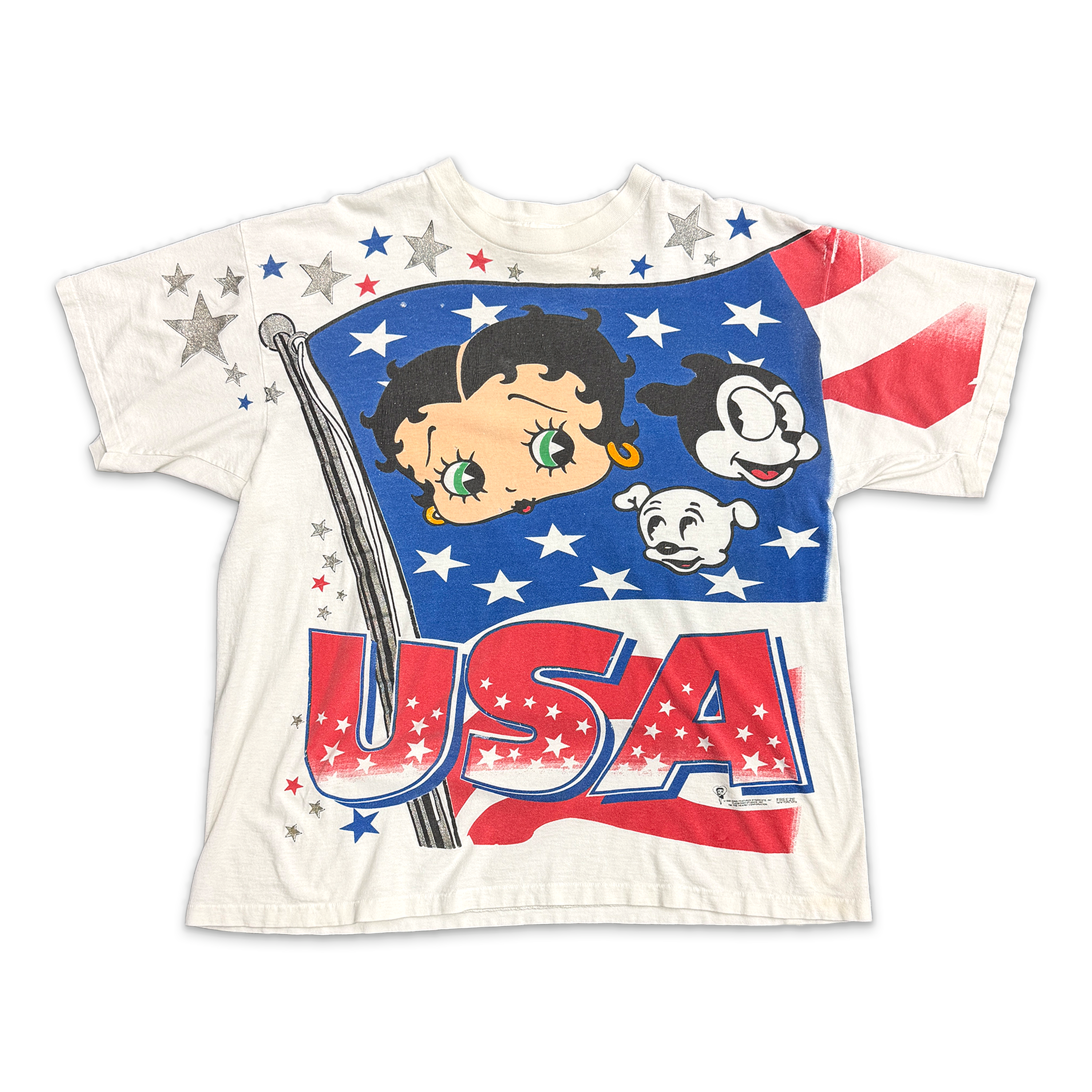 Betty Boop USA Tee "White"