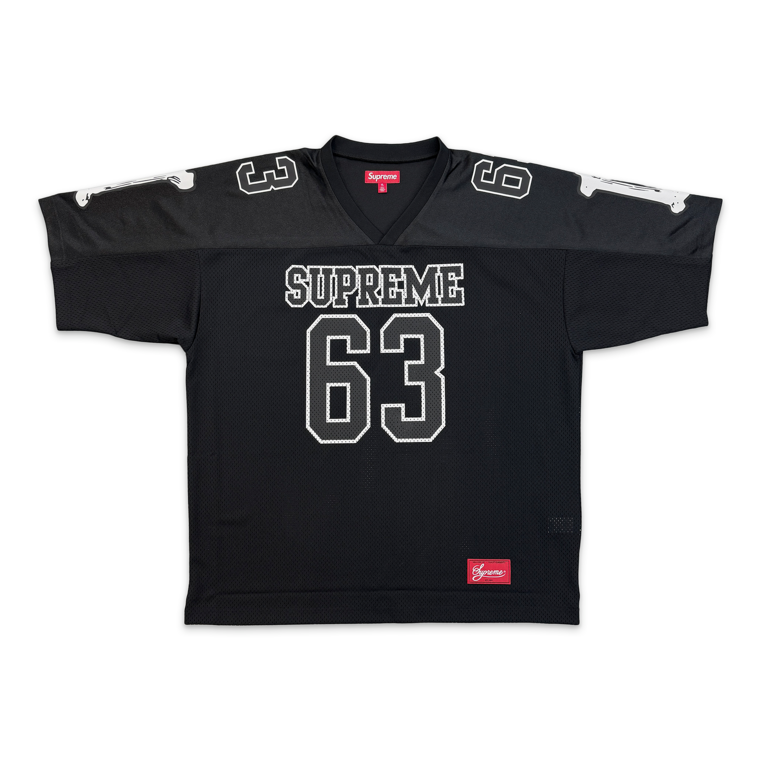 Supreme, Bones Football Jersey "Black" (FW25)