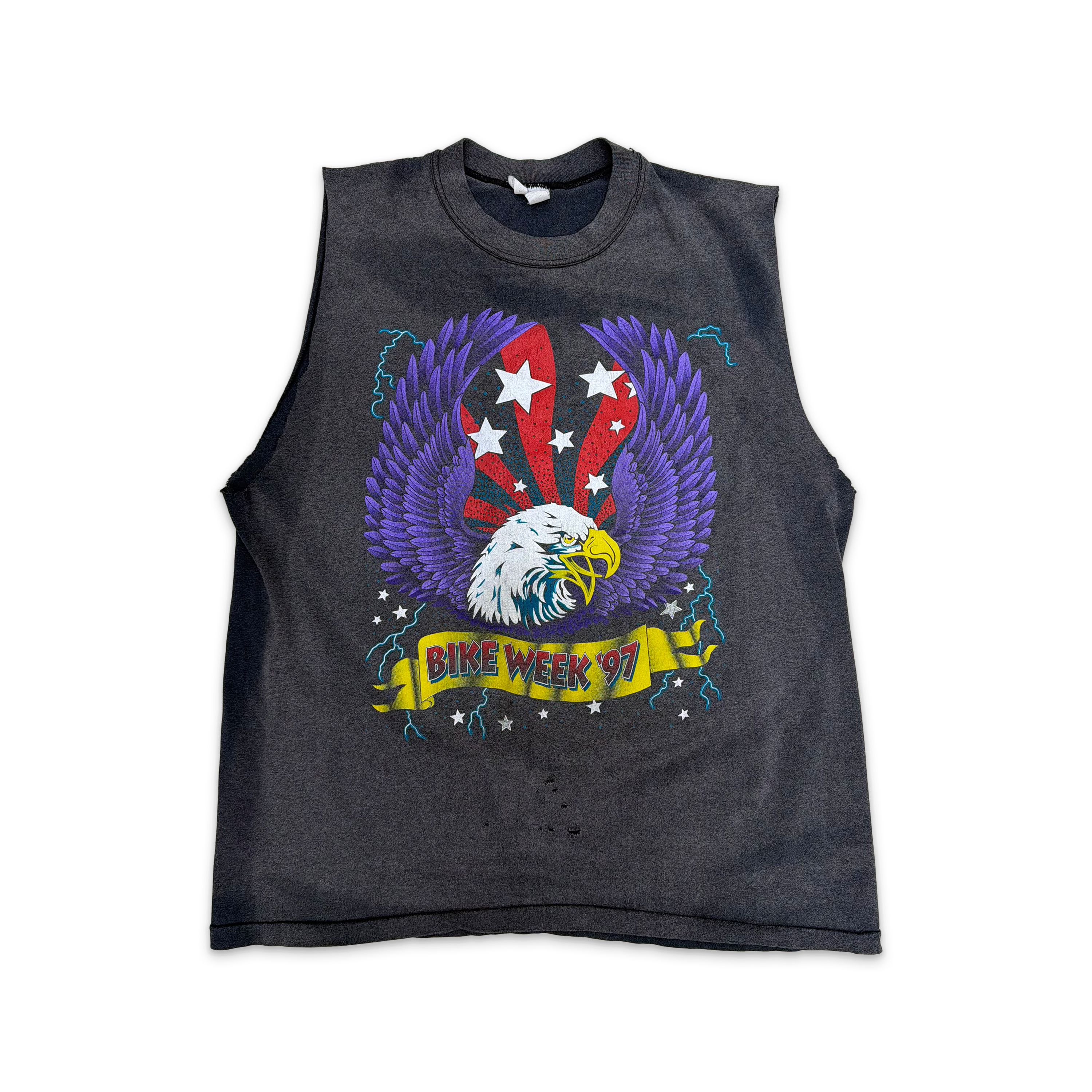 Bike Week Cutoff Tee "Black"