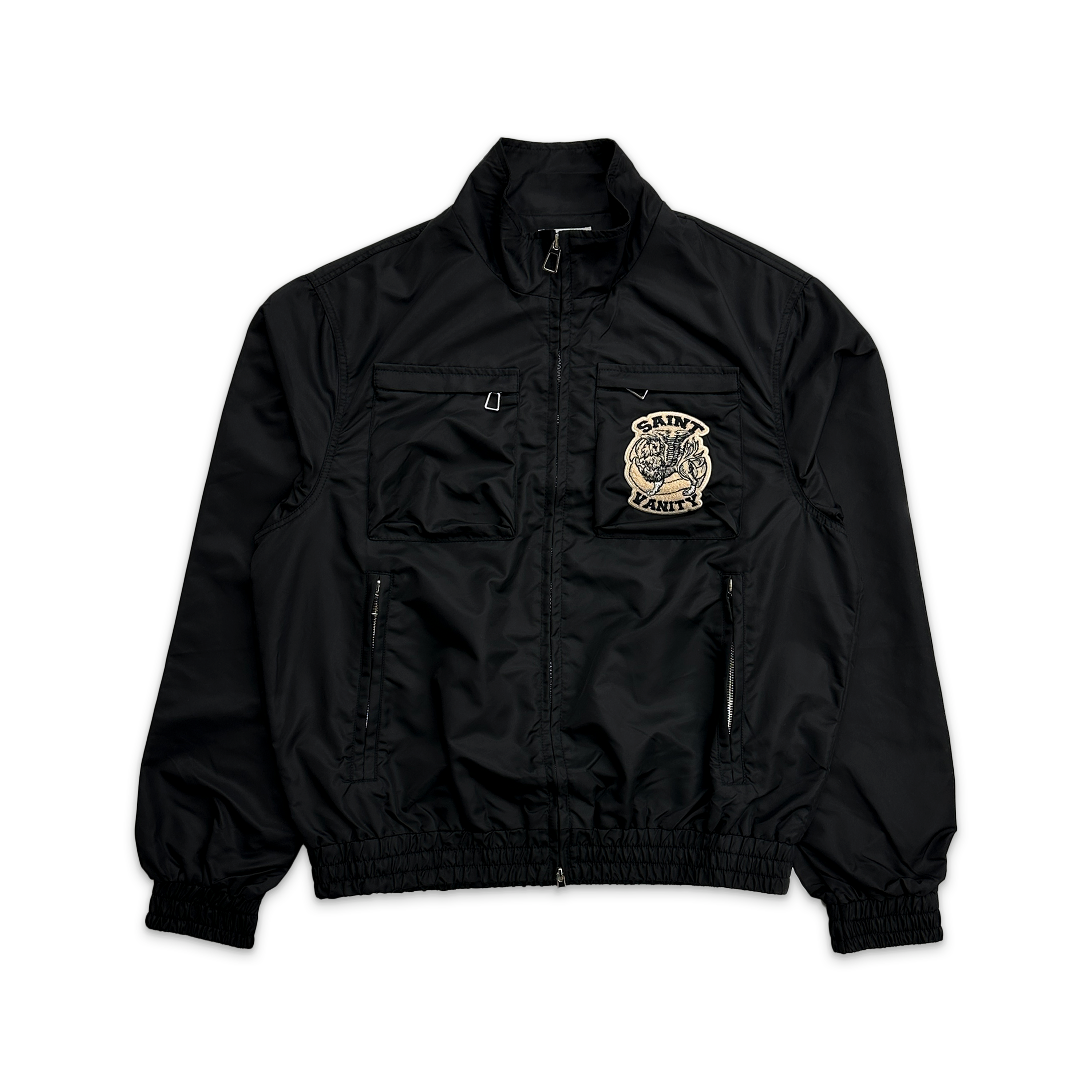 Saint Vanity, Nylon Cargo Jacket "Black"