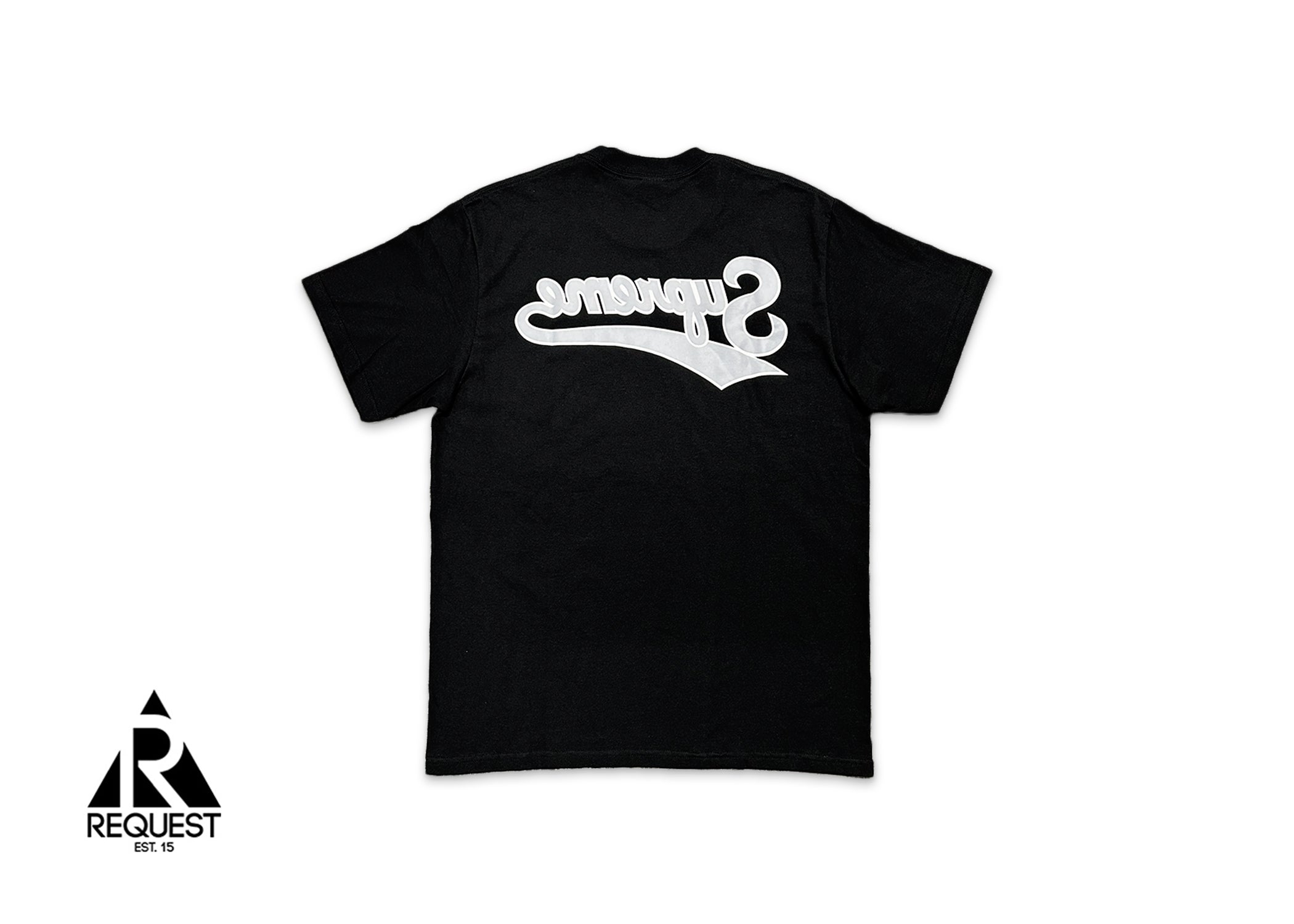 Supreme, Backwards Tee "Black"